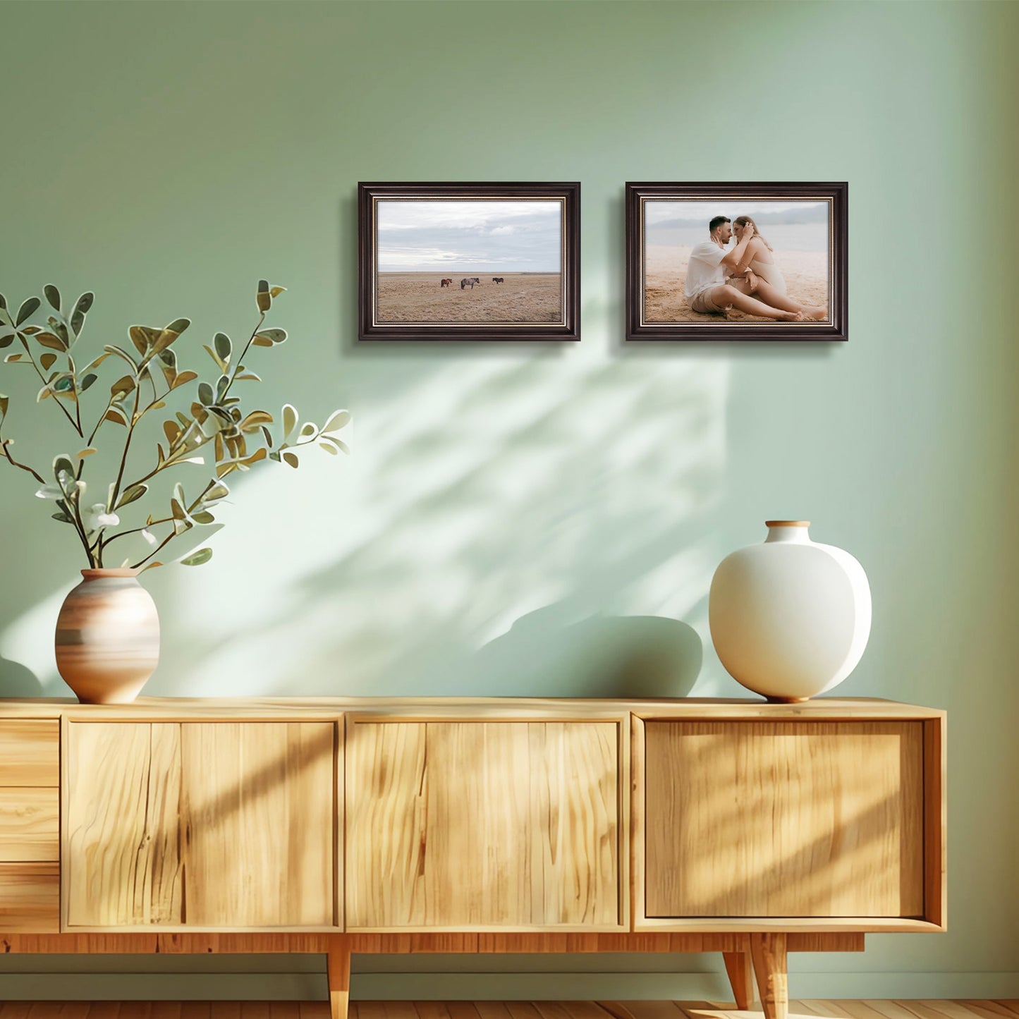 8x12 Ornate Photo Frame Brown and Ornate Gold color (10 Pack)