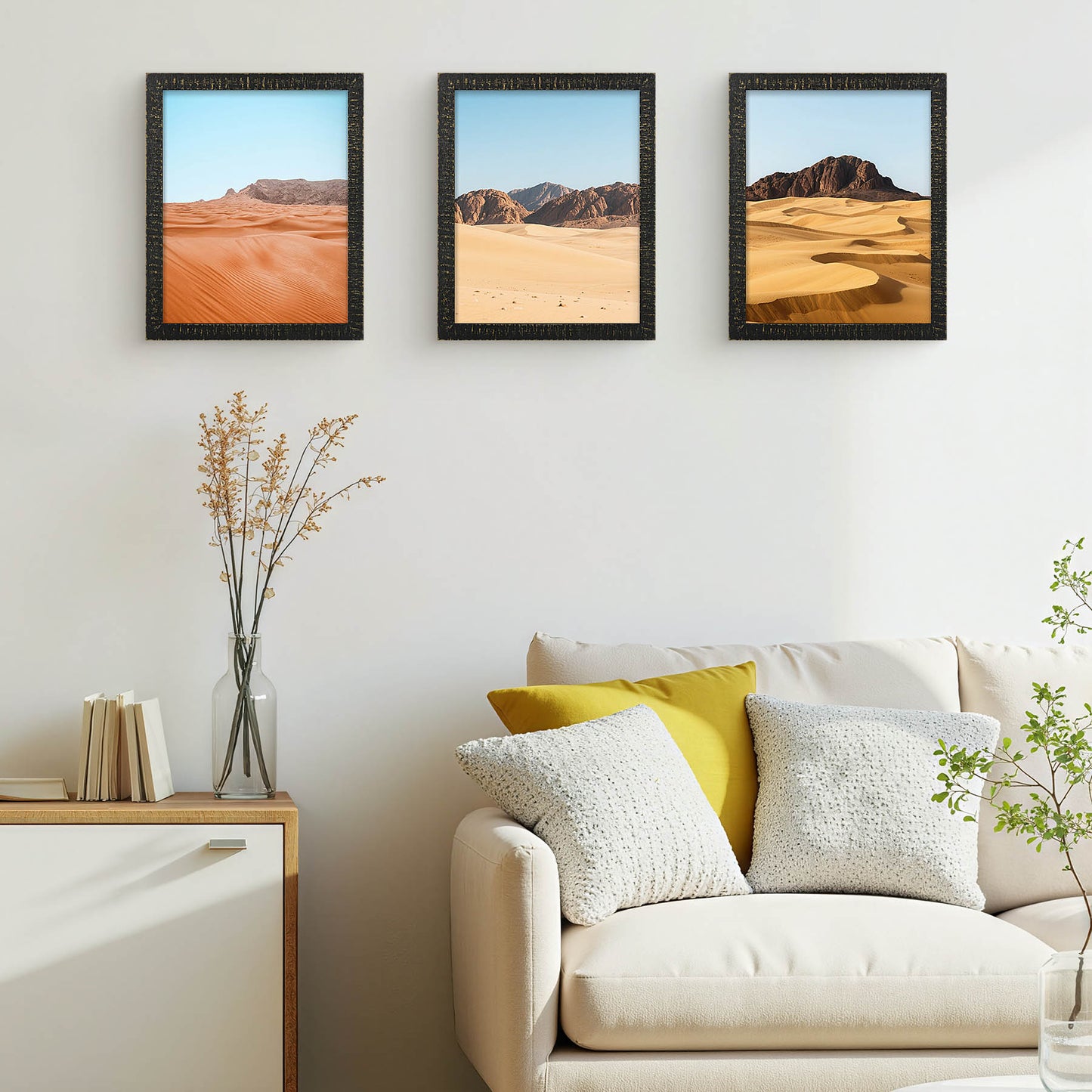 Frametory,11x14 Wood Frame with Plexiglass (10 Pack)