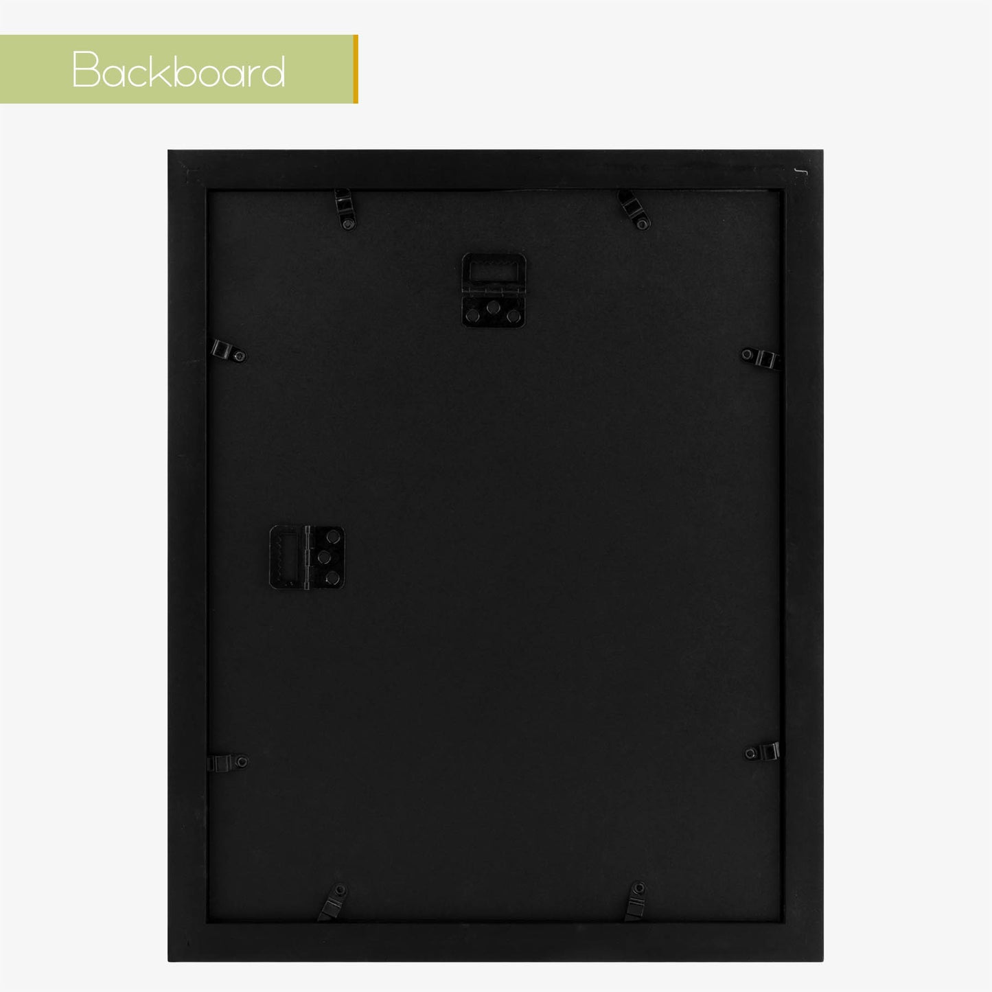 Frametory,11x14 Wood Frame with Plexiglass (10 Pack)