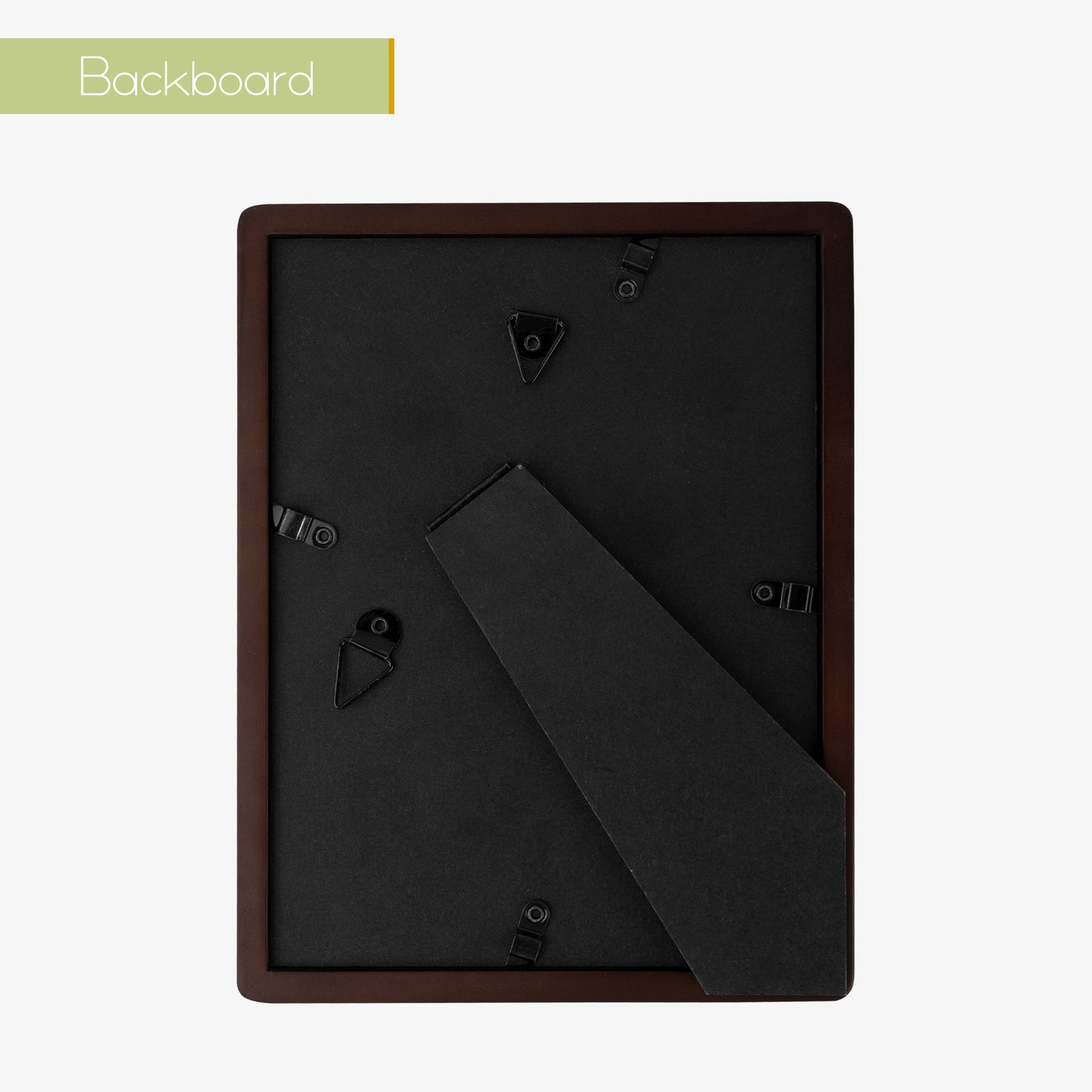 Frametory,Rounded Corner 6x8 Wood Frames For 5x7 Photos (6 Pack)