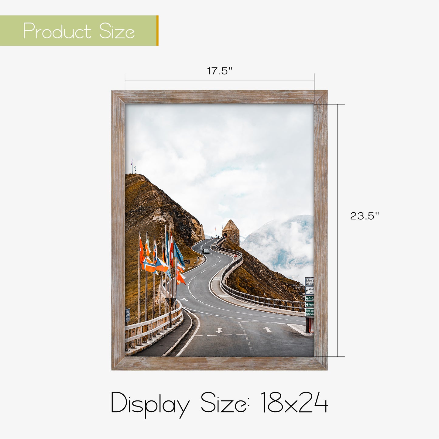Clearance 18x24 Poster Frame with Plexiglass(6 Pack)