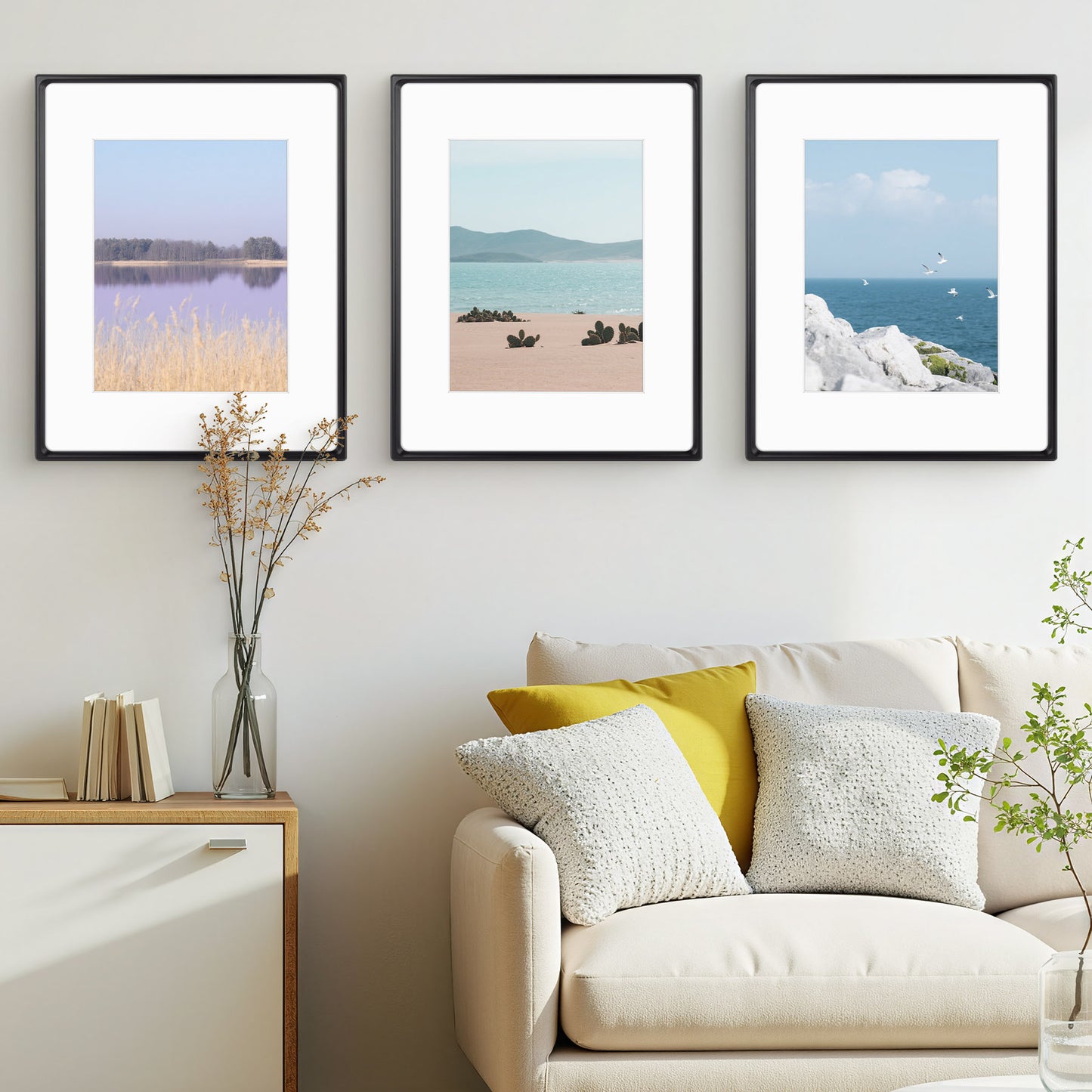 Clearance Rounded Corner 16x20 Wood Picture Frame For 11x14 Photos (6 Pack)