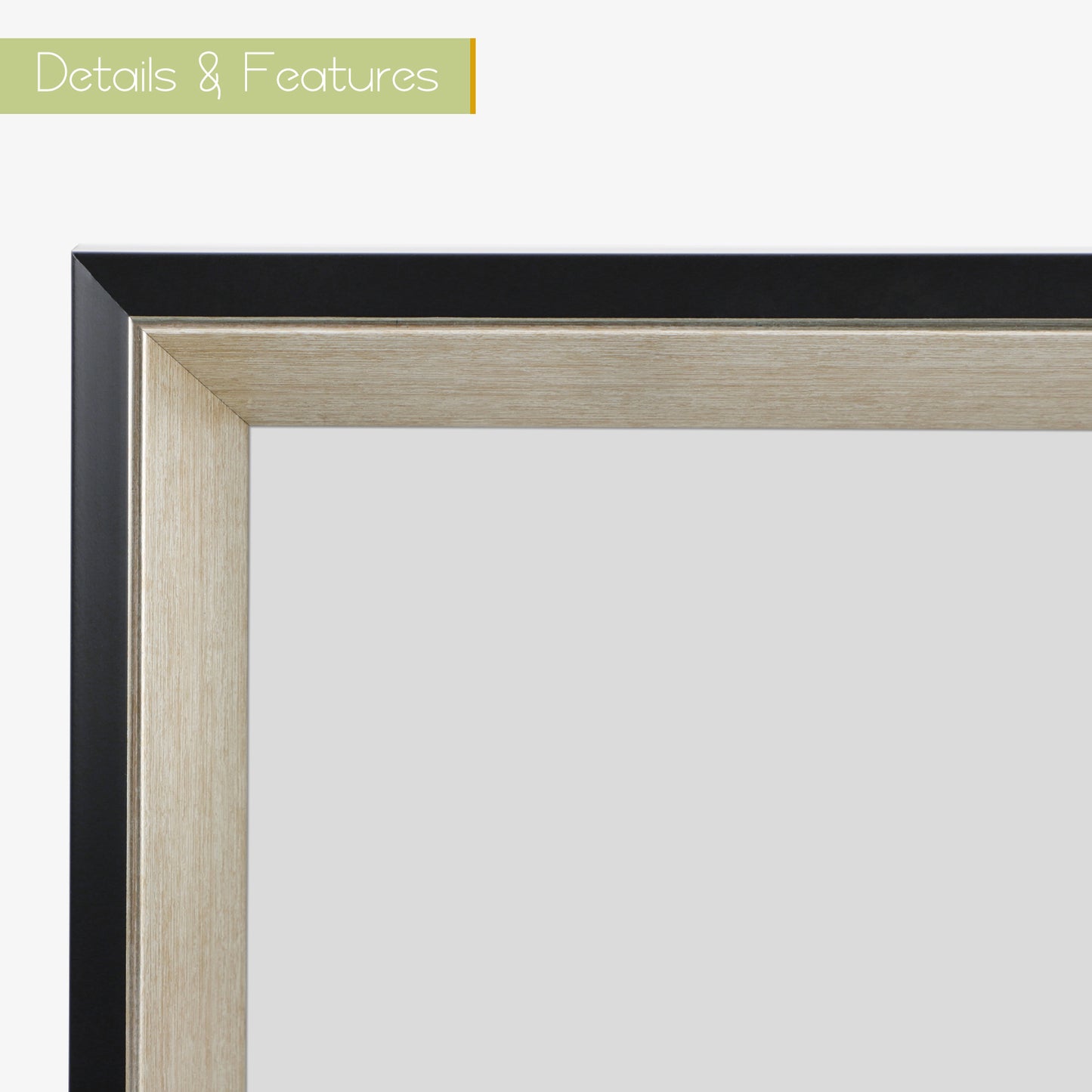 11x14 Collage Picture Frame wit White Mat Displays Five 4x6 Photos Black/Silver Color (8 Pack)