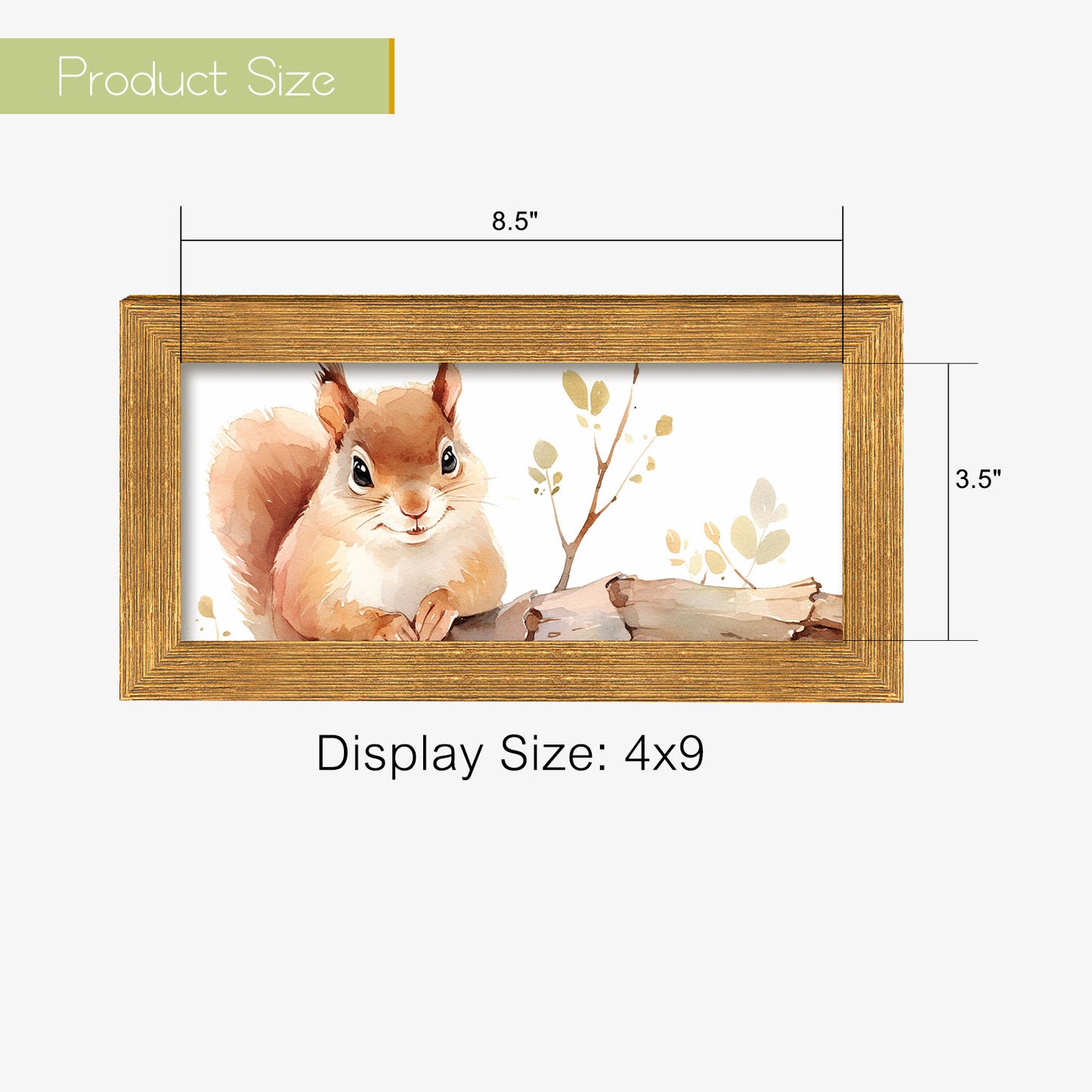 4x9 Gold Textured Frame for 4x9 Business License/Certificates, Tempered Glass, Includes D-Shaped Hangers Hanging and Easel Stand Tabletop (10 Pack)