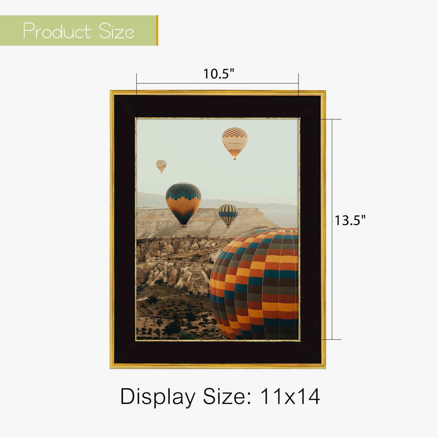 11x14 Ornate Picture Frame Without Mat for 11x14 Photo Color Black/Classic Gold (10 Pack)