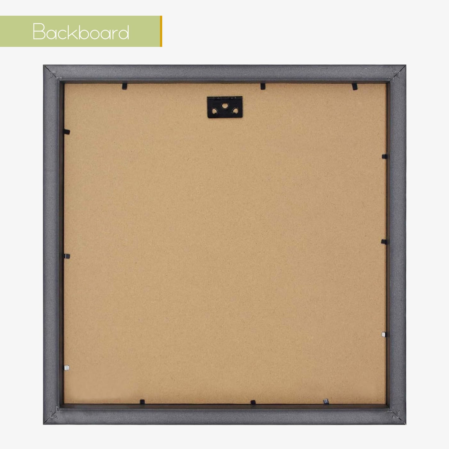 10.5x10.5 Picture Frame with 2 Opening Displays A 5.5x8.5 Business License and Dollar Bill Black Over Gold Double Mat, Wall Mounting Dark Brown Textured (10 Pack)