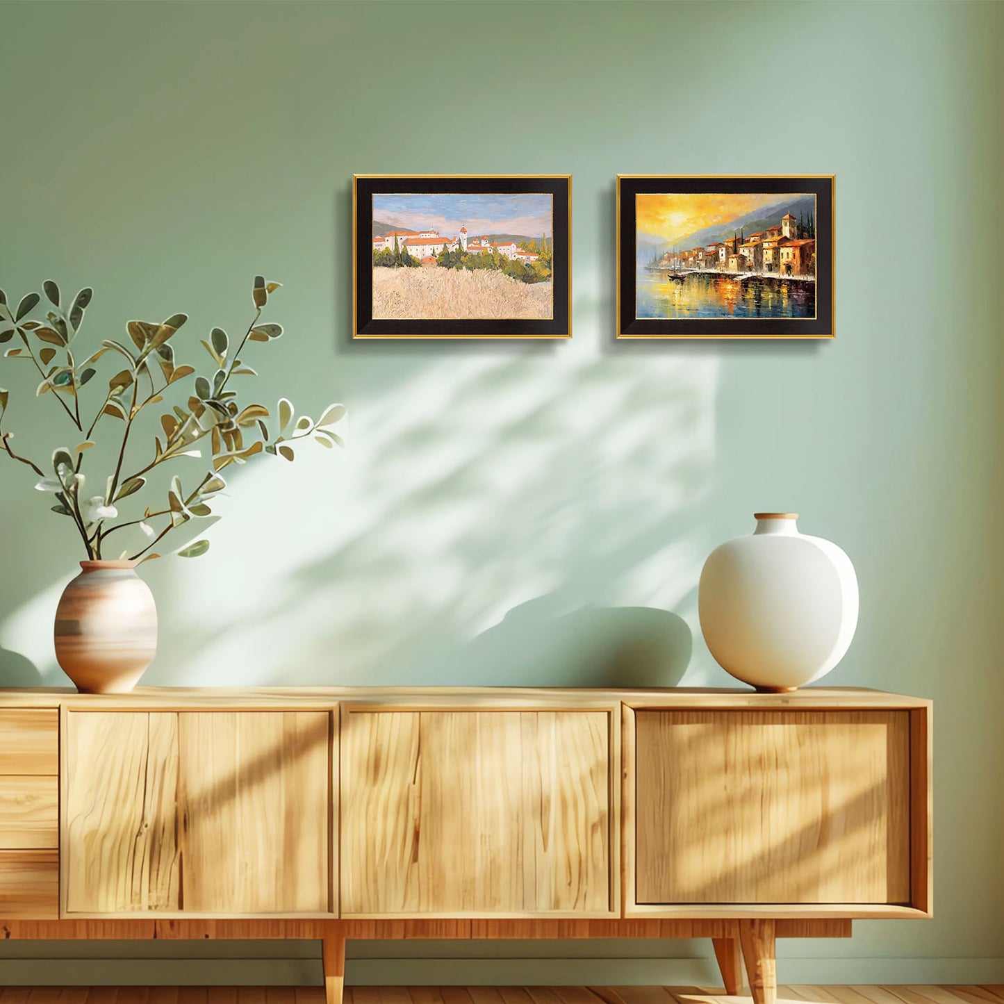 8x12 Ornate Picture Frame Without Mat for 8x12 Photo,Shatter-Resistant Glass Sawtooth Hangers Wall Mount Display Color Black/Classic Gold (10 Pack)