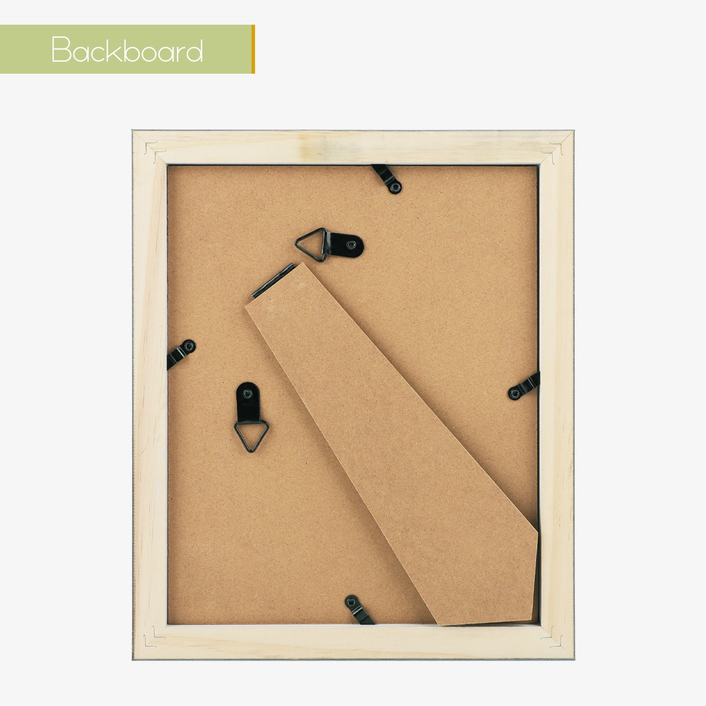 8x10 Wood Frame for 5x7 Picture Black Color (10 Pack)