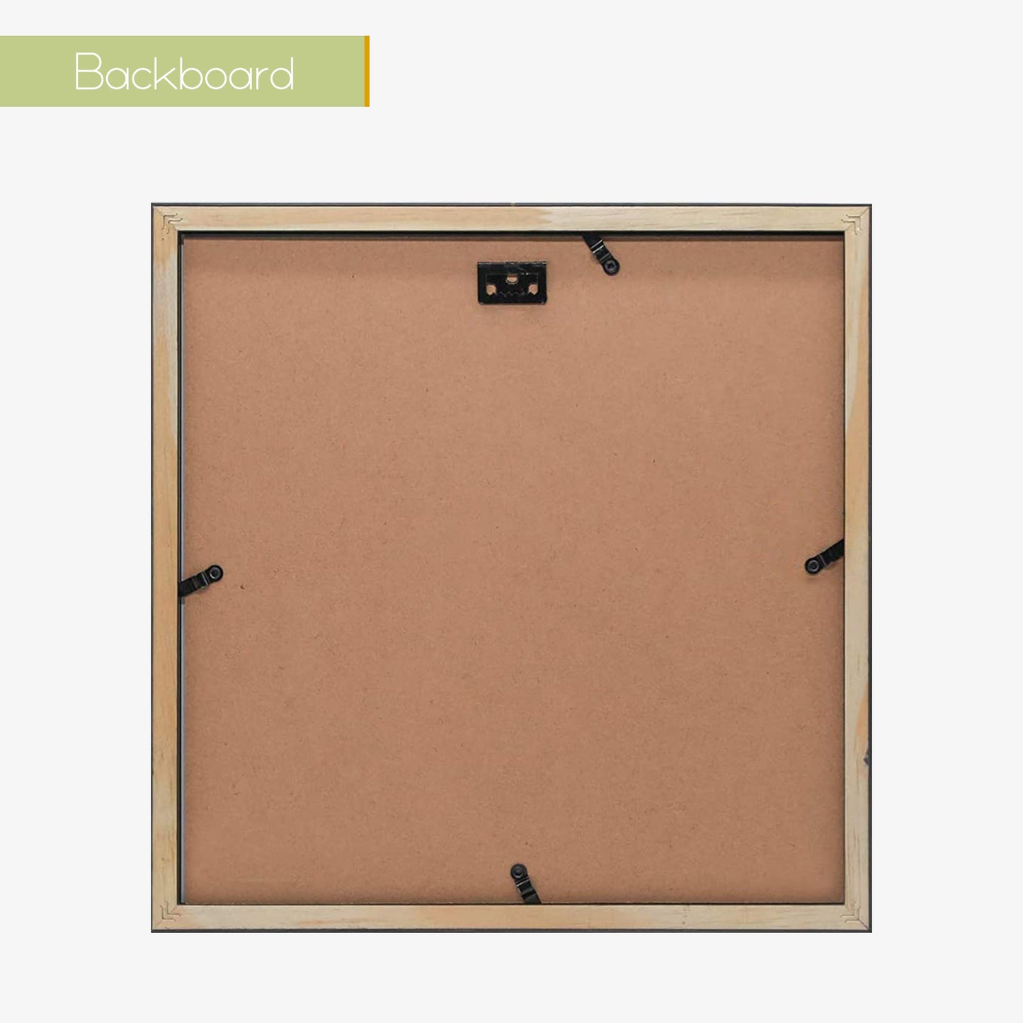 12x12 Collage Picture Frames for Four 4x6 Pictures Black Color (9 Pack)