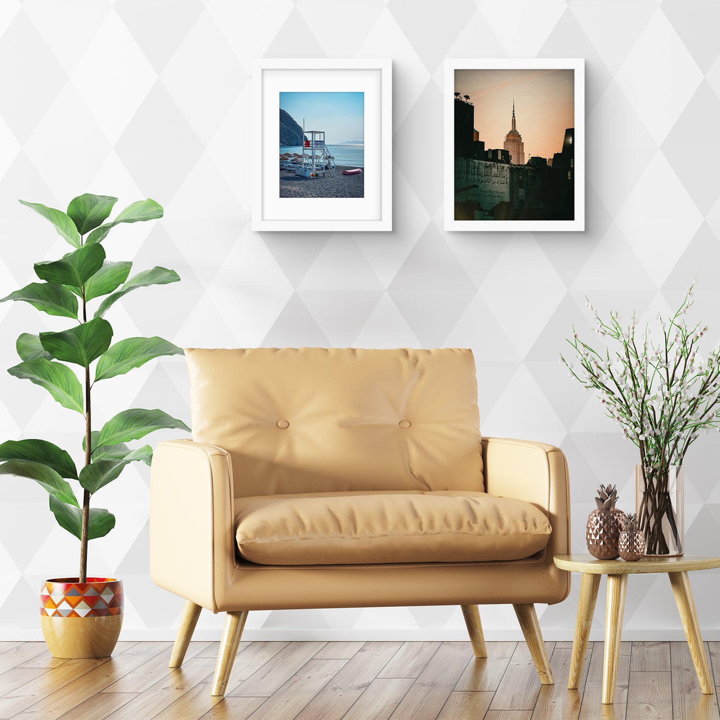 11x14 Wood Frame for 8x10 Picture White Color (10 Pack)