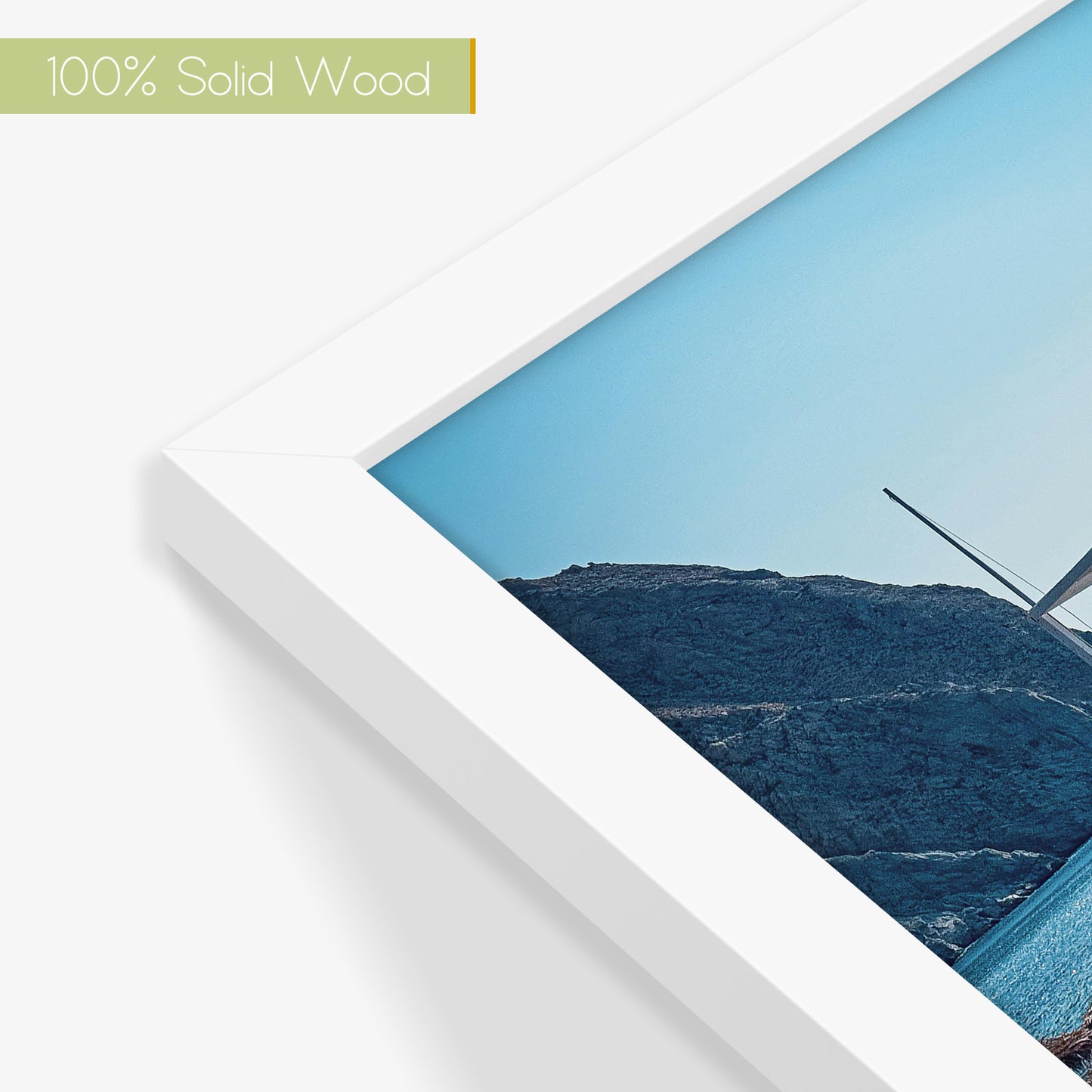 11x14 Wood Frame for 8x10 Picture White Color (10 Pack)