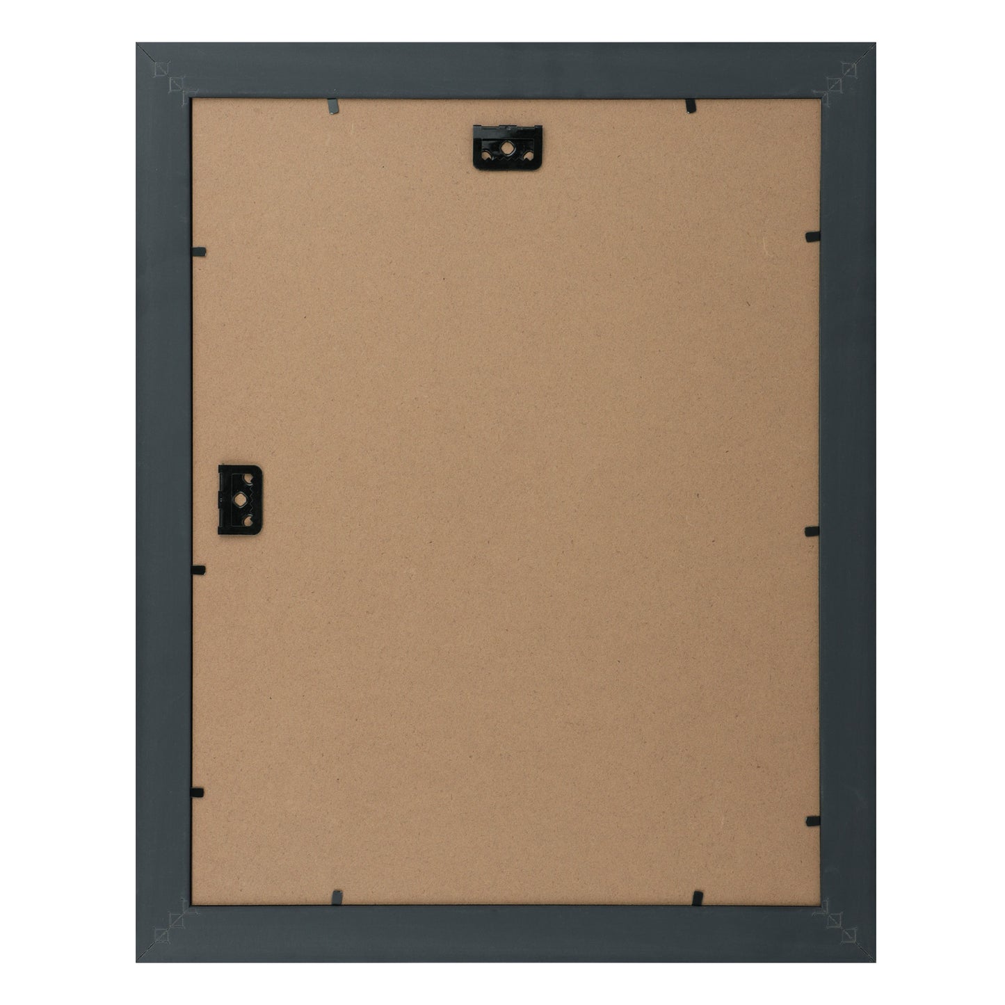 11x14 Black Picture Frame with Burgundy and Gold Trim with White Mat for 8x10 Photo (10 Pack)