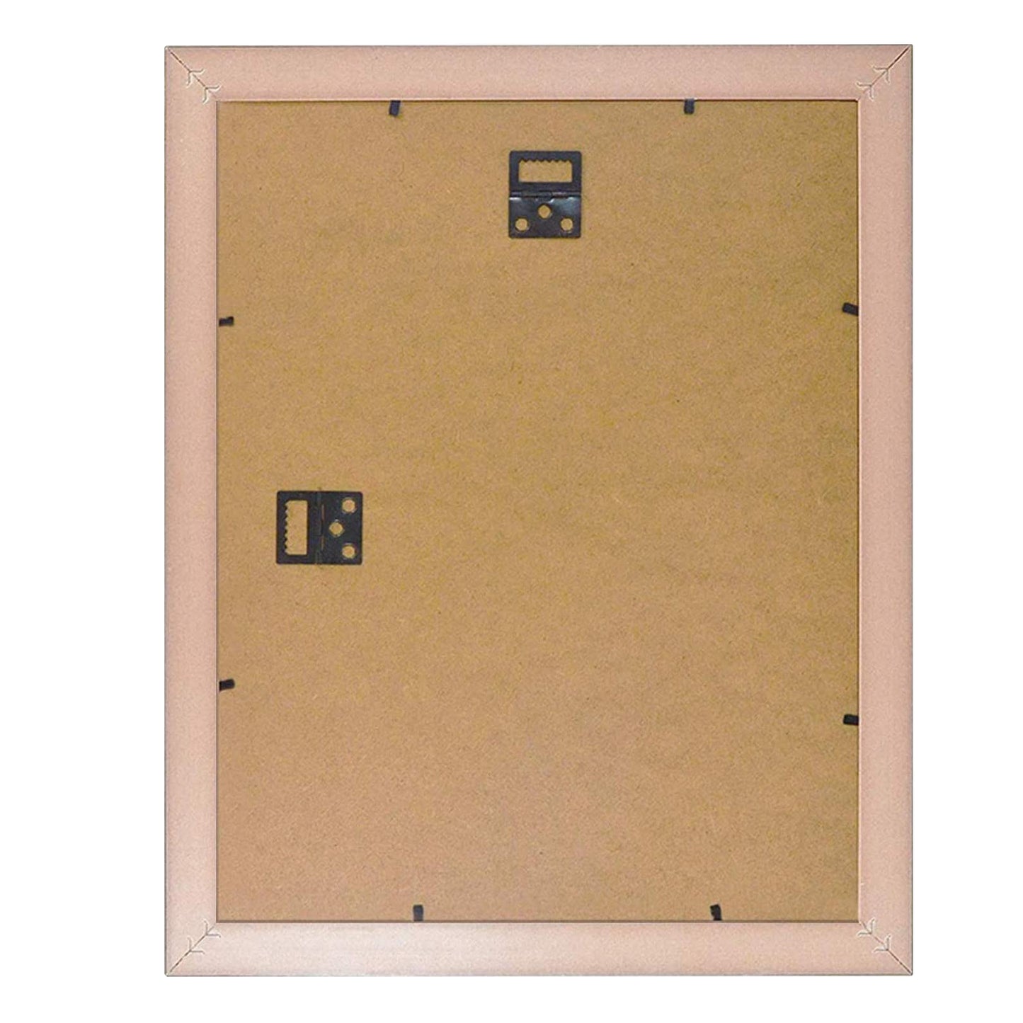 11x14 Picture Frame with White Mat for 8x10 Photo Dark Gold Color (10 Pack)