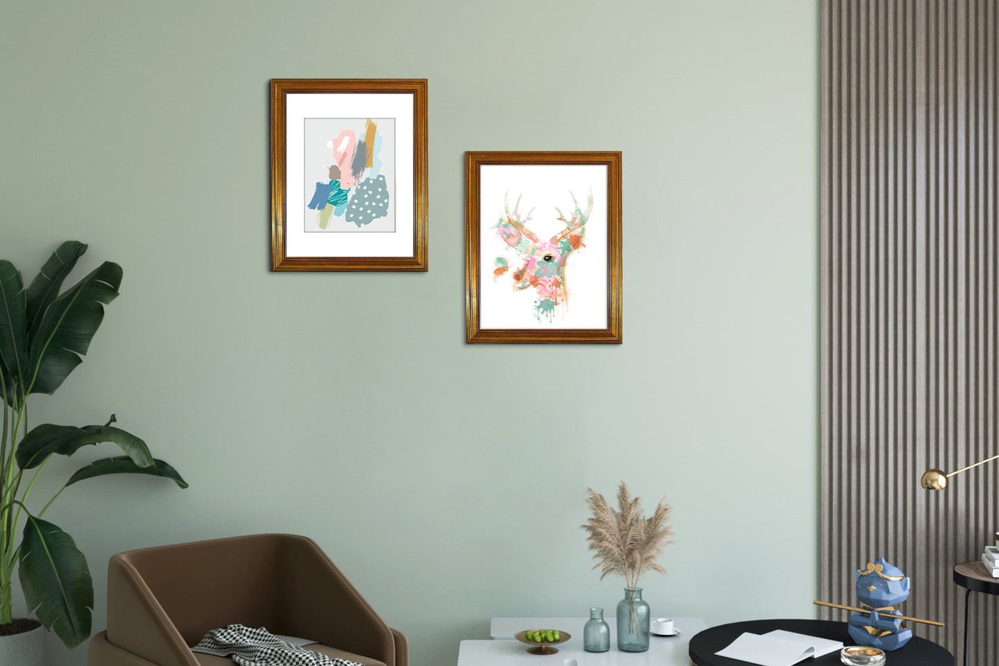 11x14 Picture Frame with White Mat for 8x10 Photo Dark Gold Color (10 Pack)