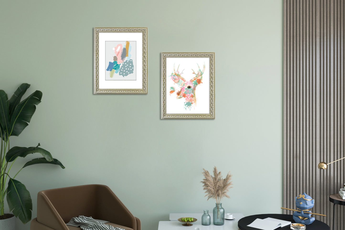 11x14 Ornate Photo Frame with White Mat for 8x10 Picture Silver Beige Color (10 Pack)