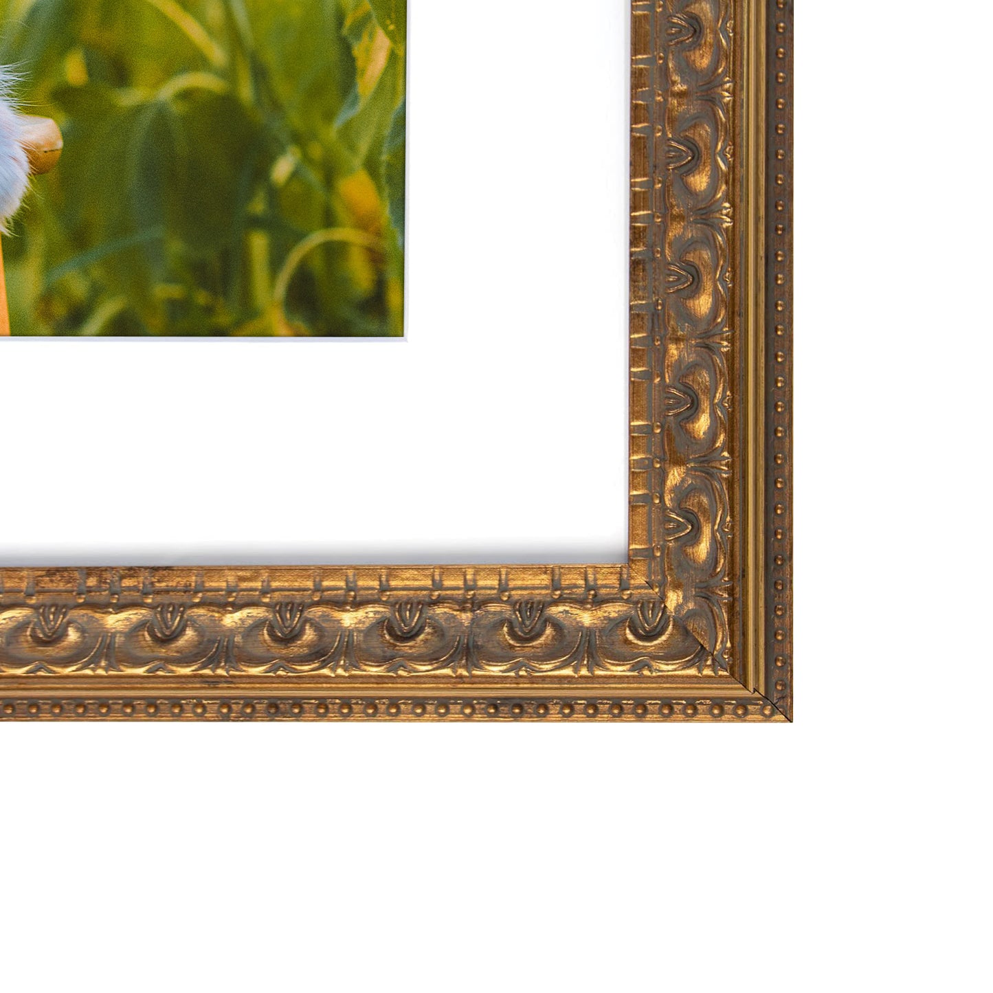 11x14 Ornate Photo Frame for 8x10 Picture Bronze Color (10 Pack)