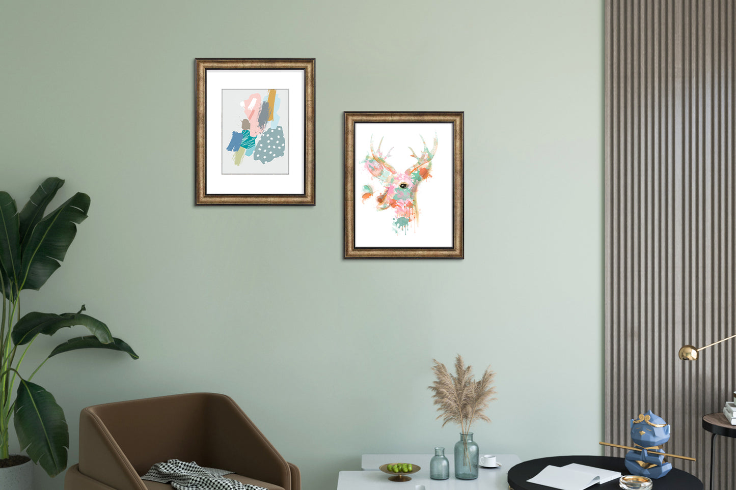 11x14 Picture Frame with White Mat for 8x10 Photo Dark Brown Color (10 Pack)