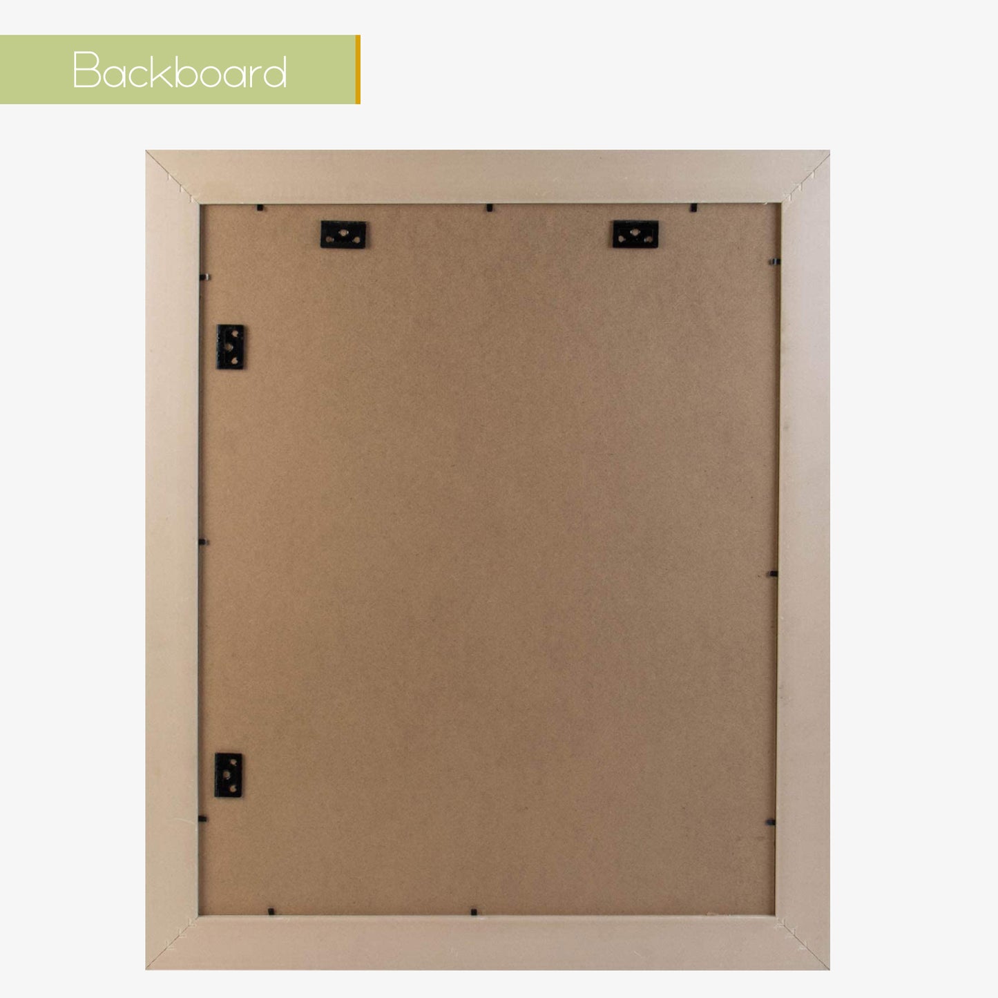 16x20 Picture Frame with Ivory  Mat For 11x14  Picture Brown Color  (4 Pack)