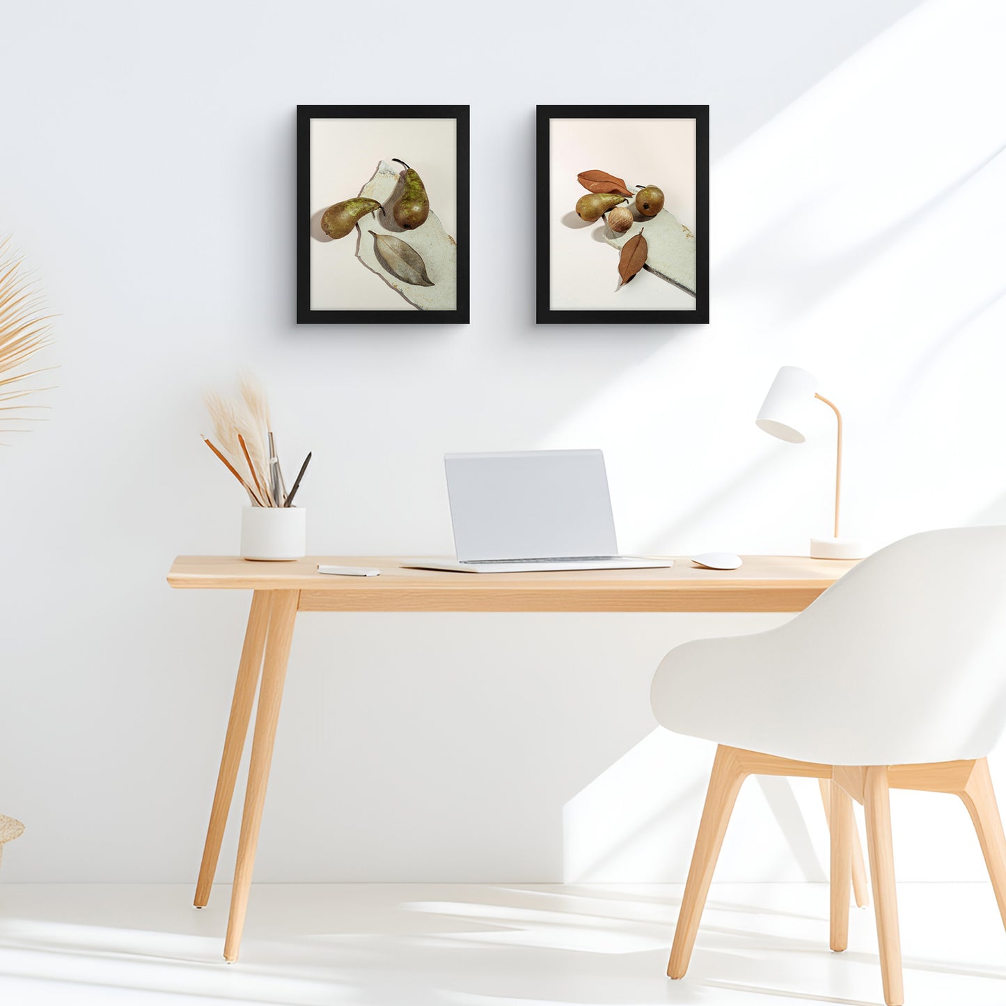 8.5x11 Wood Frame for Four 2x6 Pictures Black (10 Pack)
