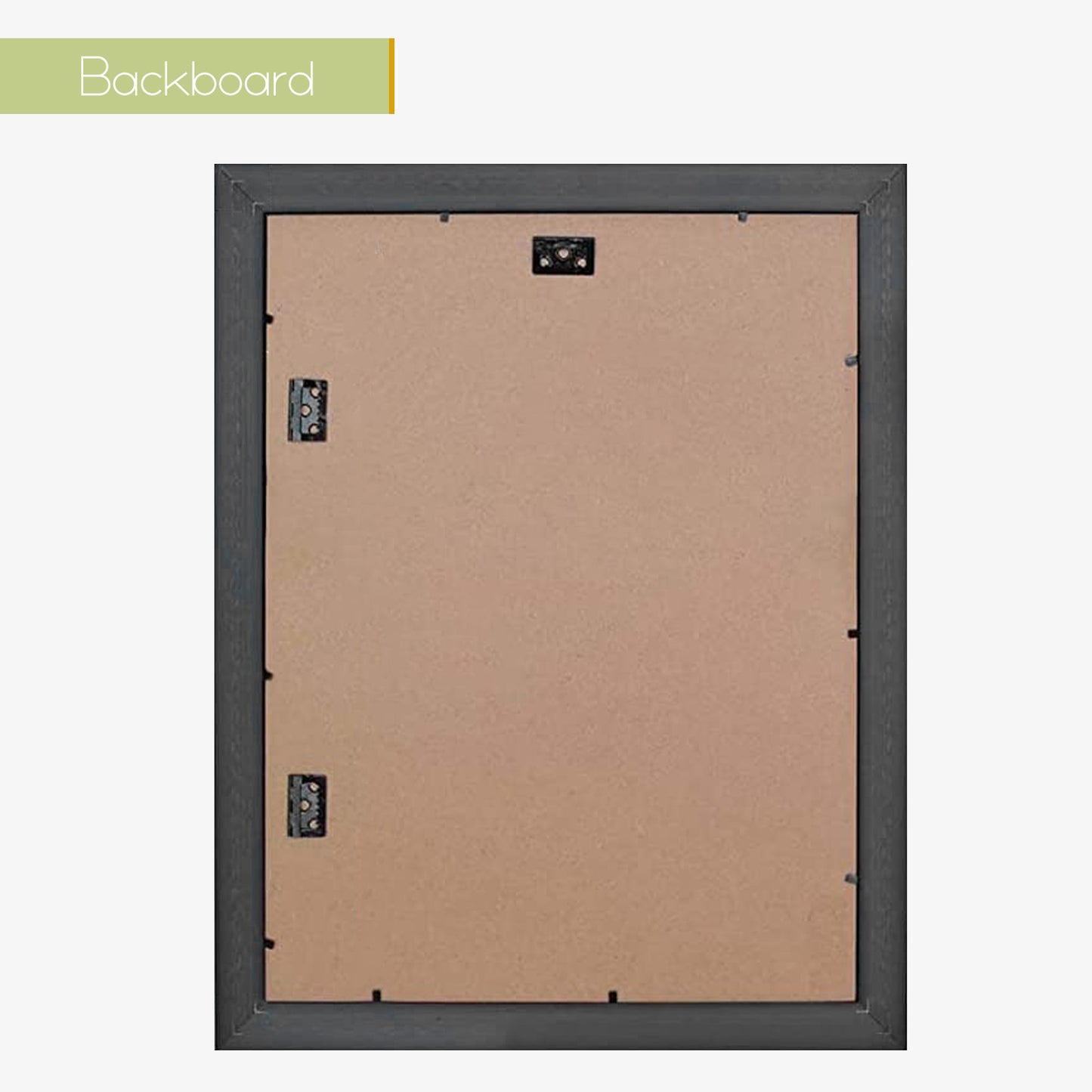 12x16 Picture Frame with White Mat for 8x12 Photo Silver Trim Black-Dark Brown Inner Panel (10 Pack)