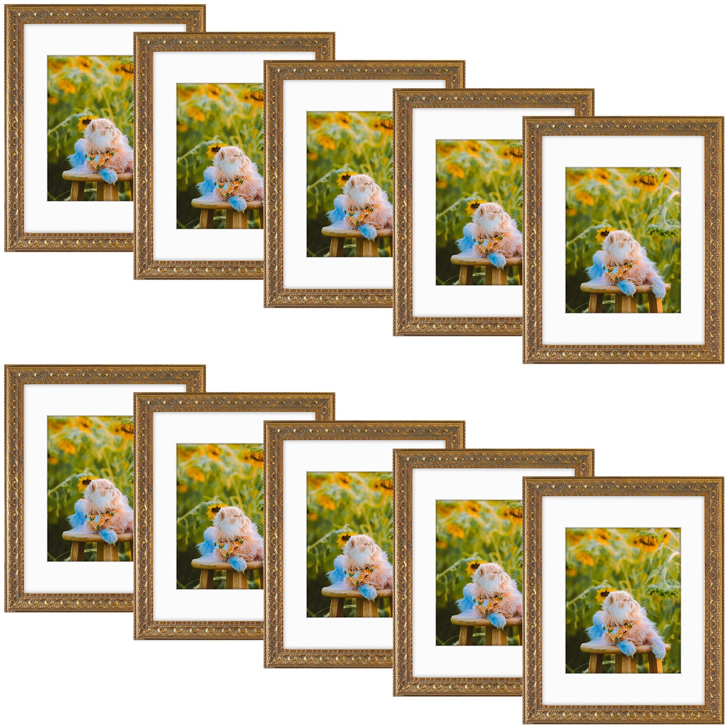11x14 Ornate Photo Frame For 8x10 Picture (10 Pack)