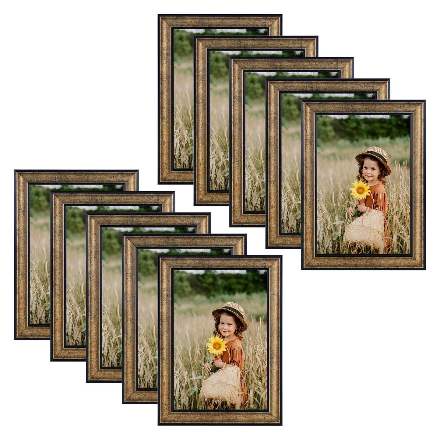 8x12 Poster Frame With Real Glass (10 Pack)