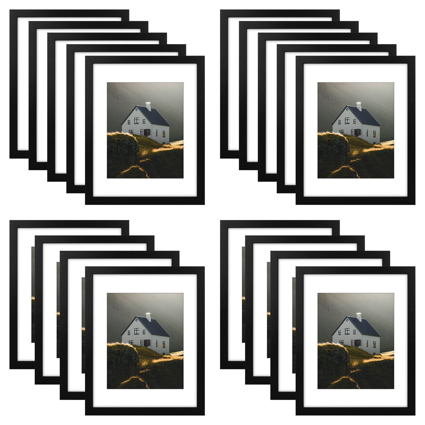 11x14 Picture Frame for 8x10 photo (18 Pack)