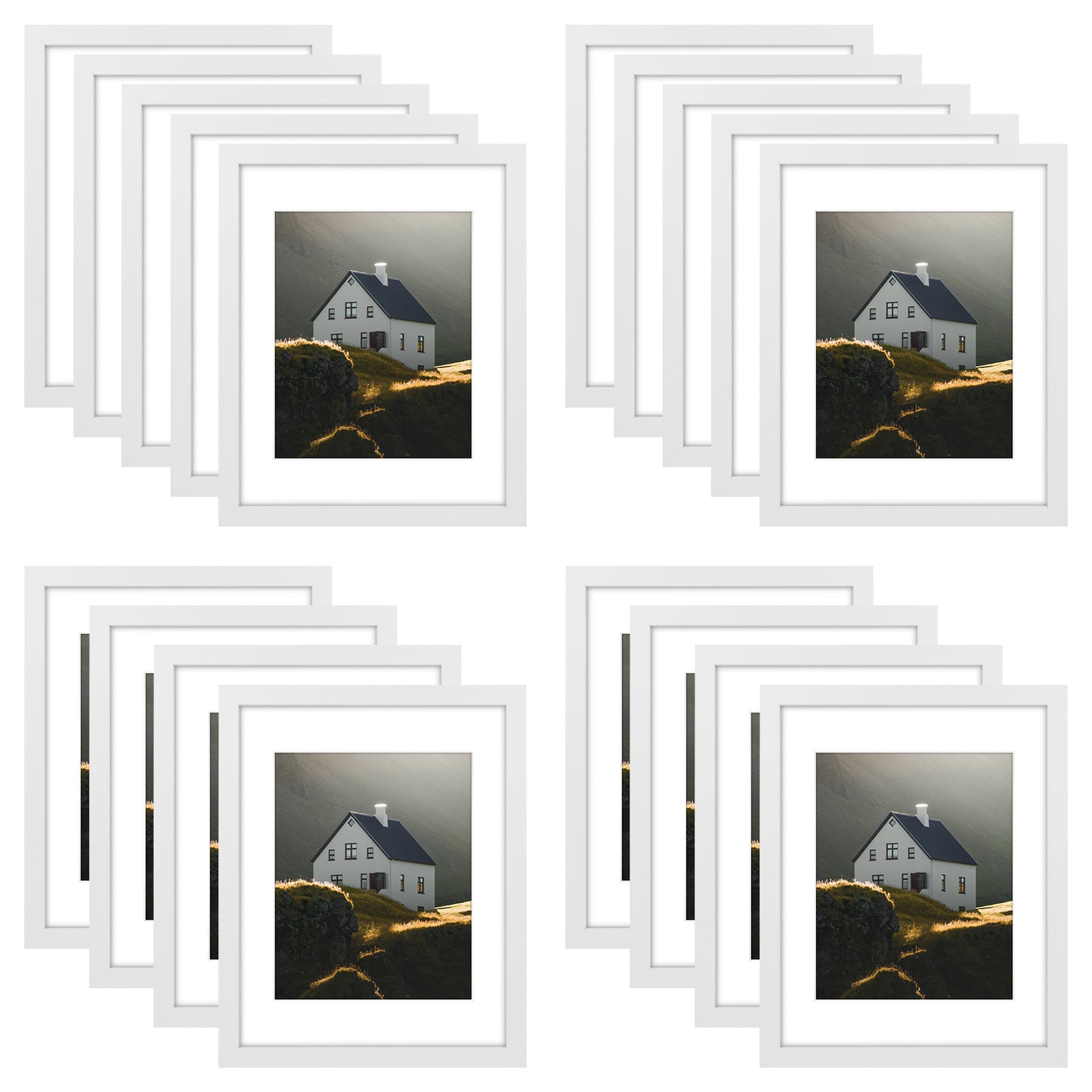 11x14 Picture Frame for 8x10 photo (18 Pack)