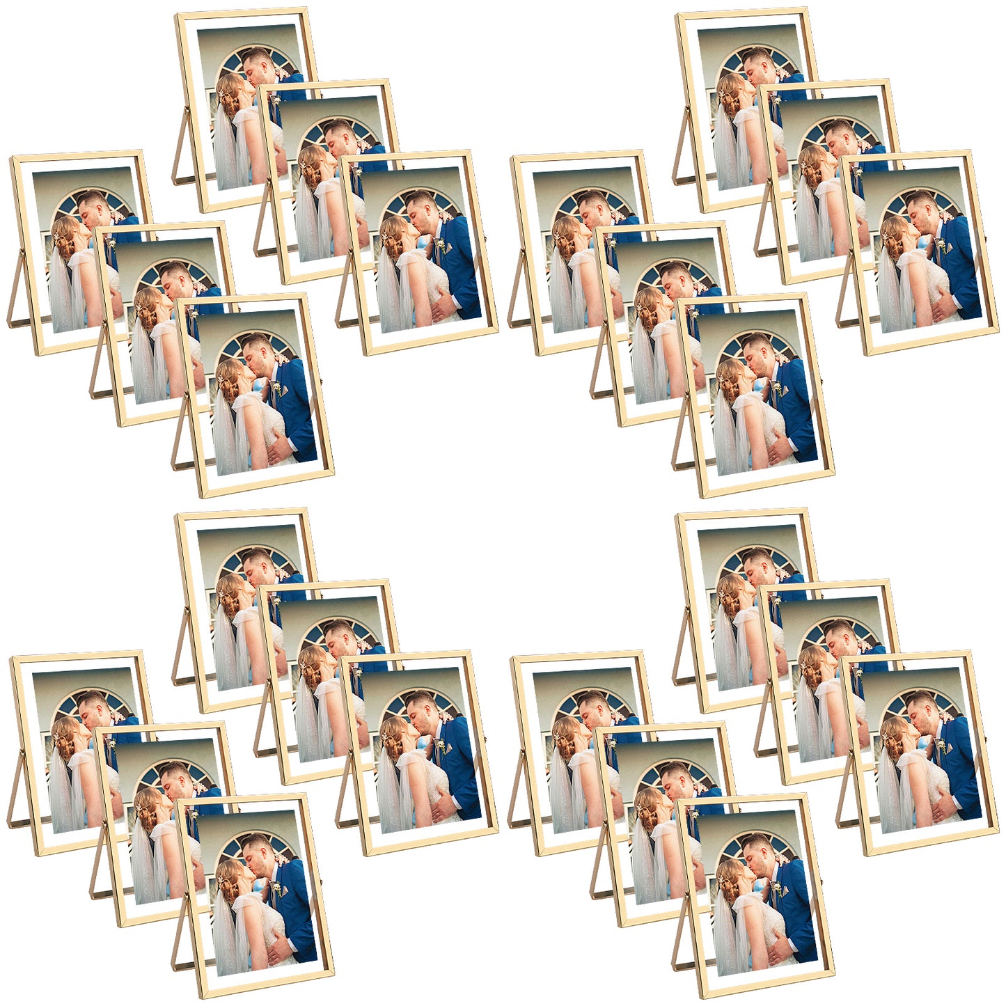 Frametory,6x8 Floating Frame Displays Any Size Picture up to 6 by 8 (24 Pack)