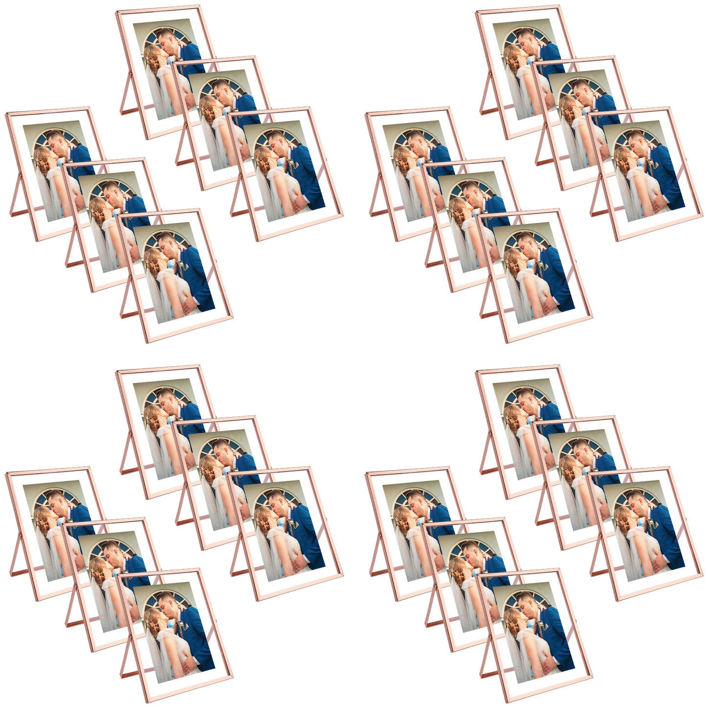 Clearance, 8x10 Floating Frame Displays Any Size Picture up to 8 by 10 (24 Pack)