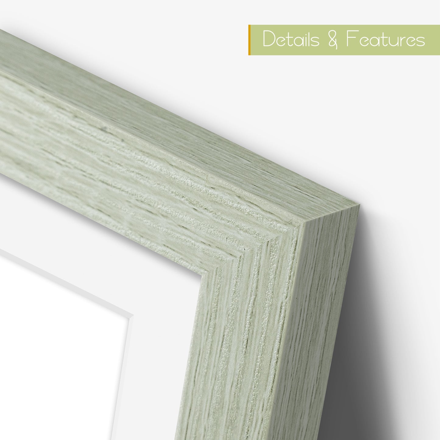 Clearance 6x8 Light Grey Picture Frame Displays 4x6 Photo (18 Pack)