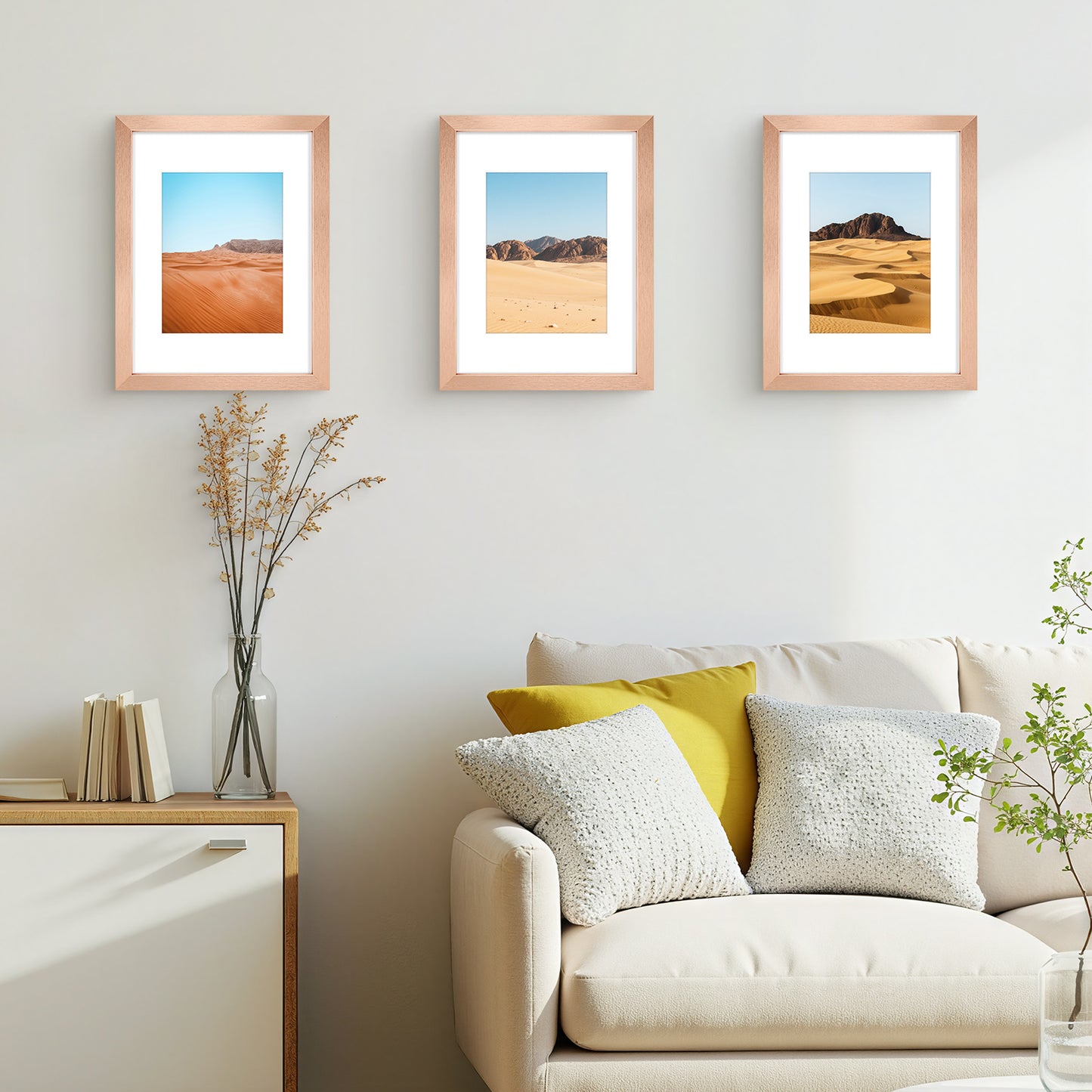 Clearance 9x12 Rose Gold Picture Frames Display 6x8 Photo (18 Pack)