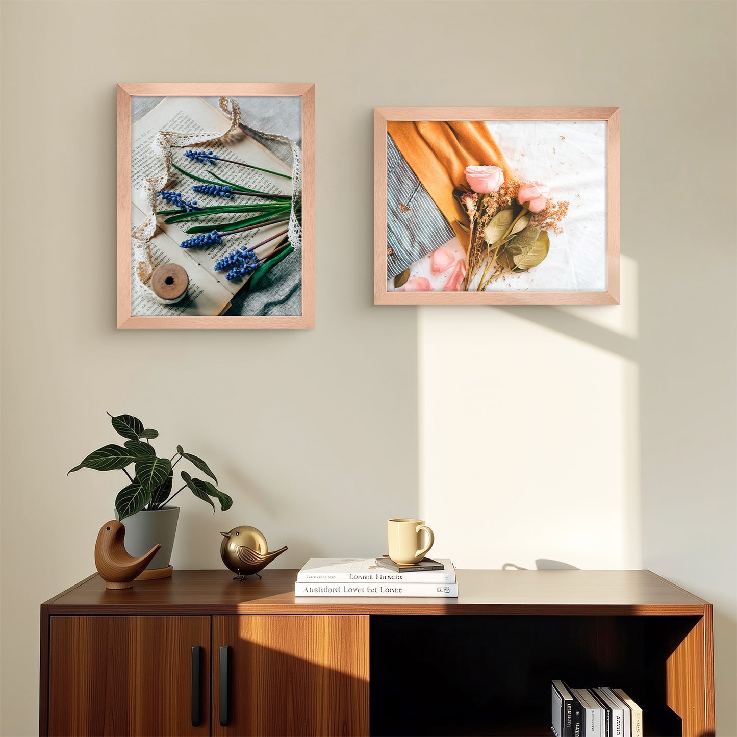 Clearance 11x14 Rose Gold Picture Frame Displays 8x10 Photo (18 Pack)