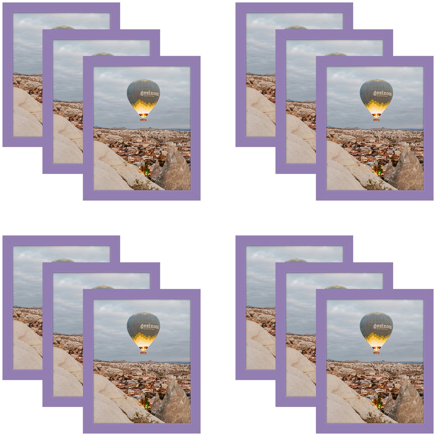 Frametory,8x10 Picture Frame With Real Glass (12 Pack)