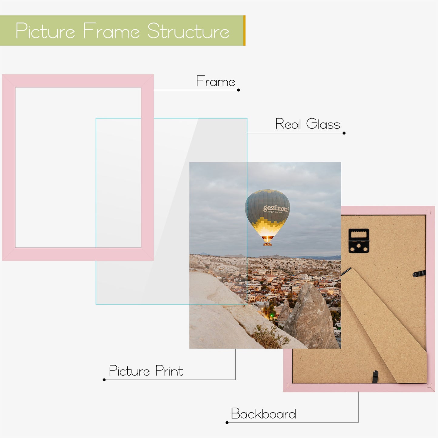 Clearance 8x10 MDF Picture Frame (12 Pack)