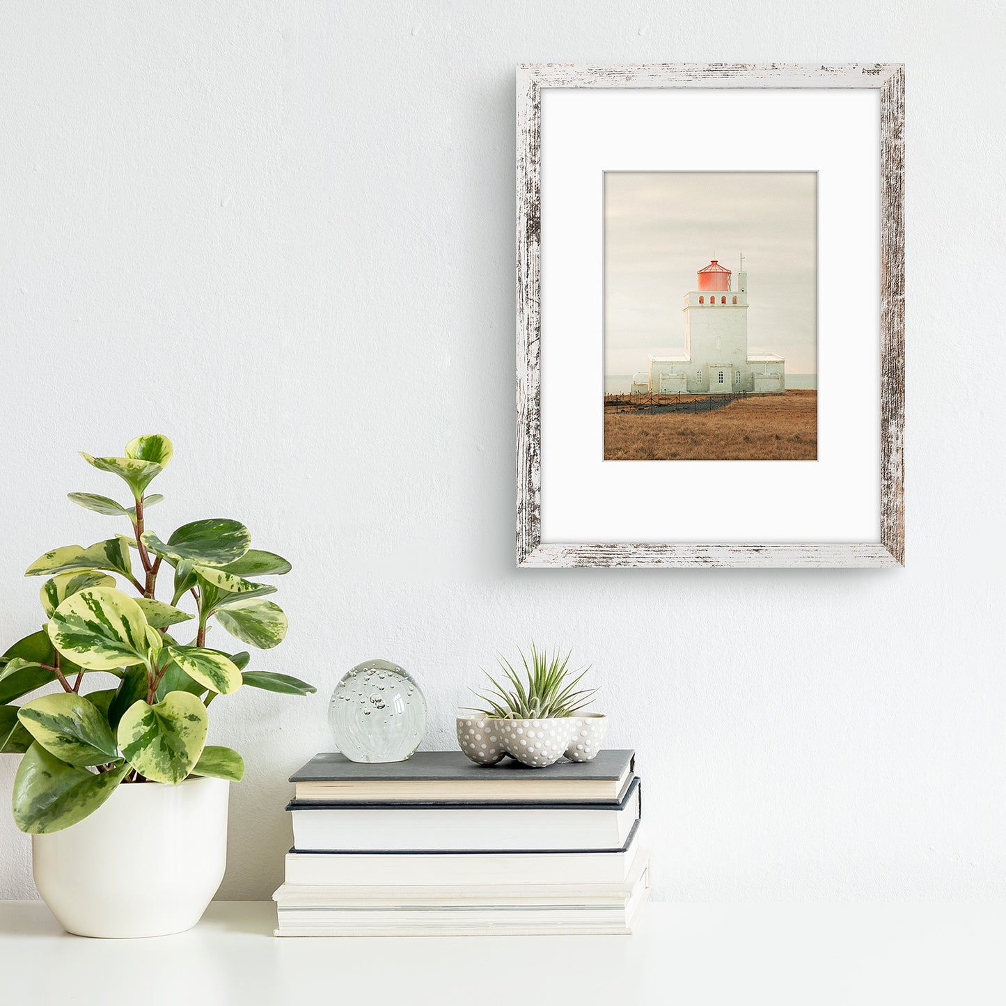 Clearance, 9x12 Rustic White Picture Frames for 6x8 Photos (16 Pack)