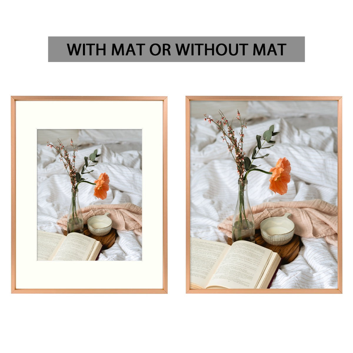 BOGO 11x14 Aluminum Frame for 8x10 Picture (6 Pack)