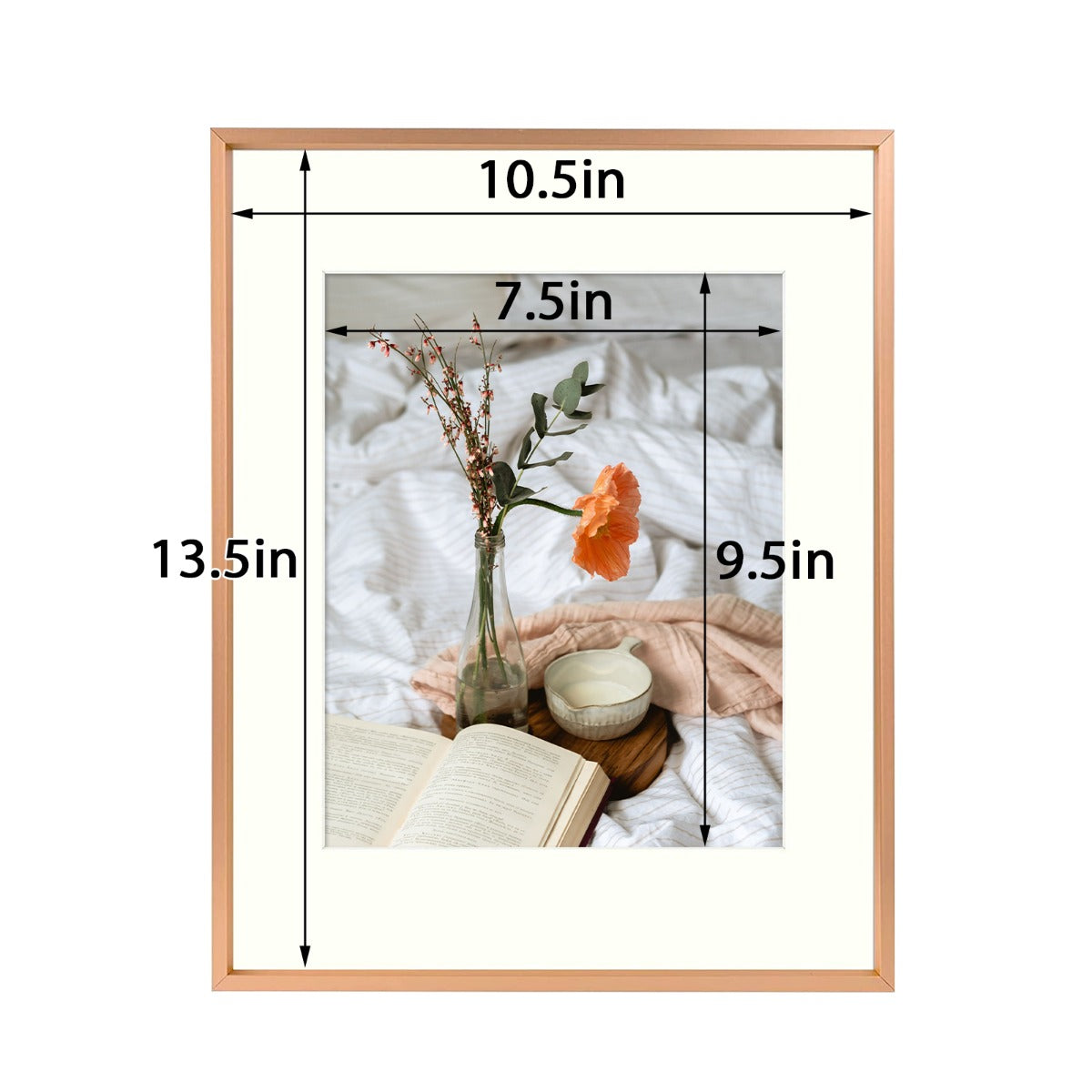 BOGO 11x14 Aluminum Frame for 8x10 Picture (6 Pack)