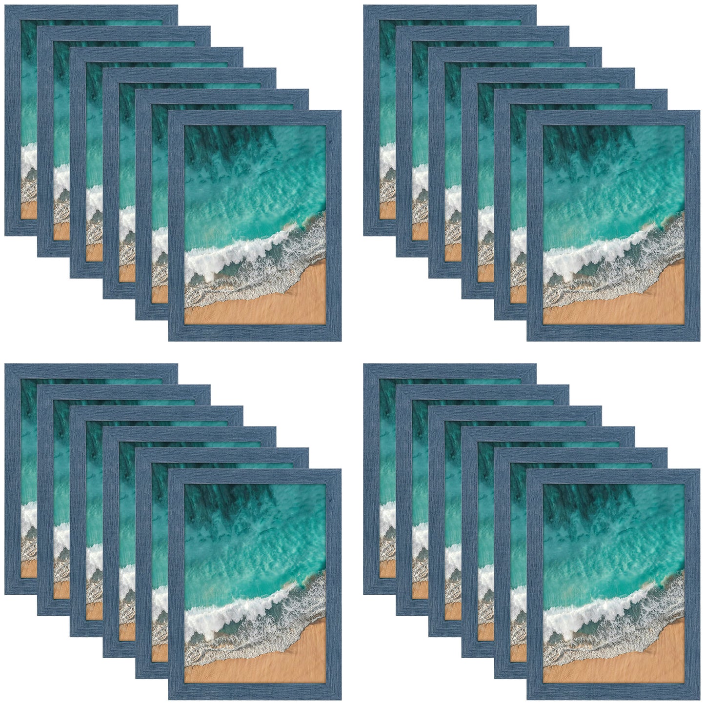 Clearance A4 Picture Frame with Plexiglass (24 Pack)
