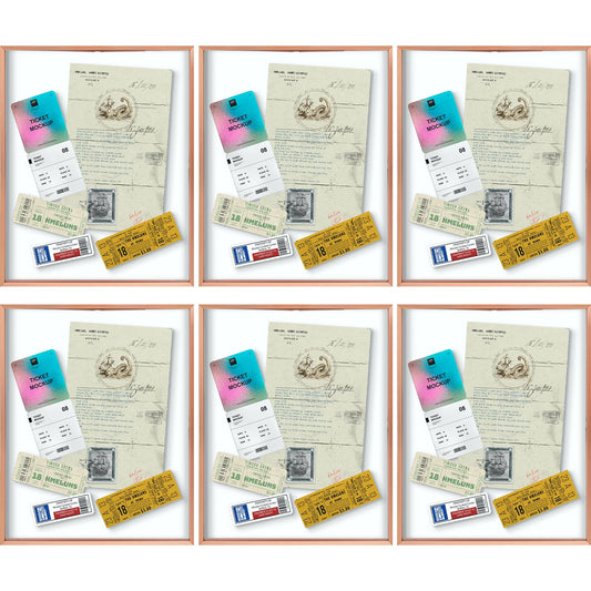 Clearance, 16x20 Floating Frame For Any Size Photo Up to 16 by 20 Rose Gold (6 Pack)