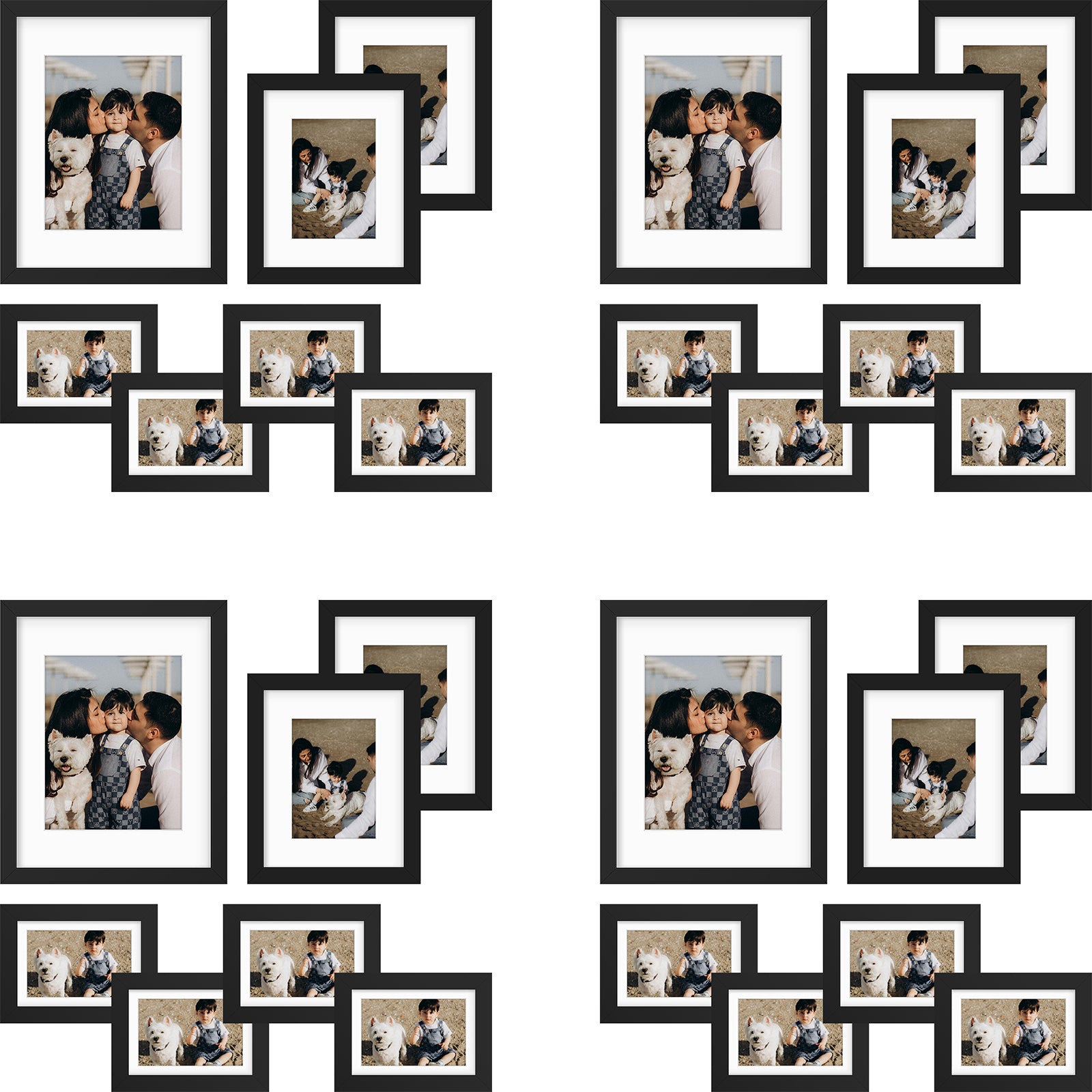 Frametory, Gallery Wall Frame Multiple Sizes 11x14, 8x10, 5x7 Picture