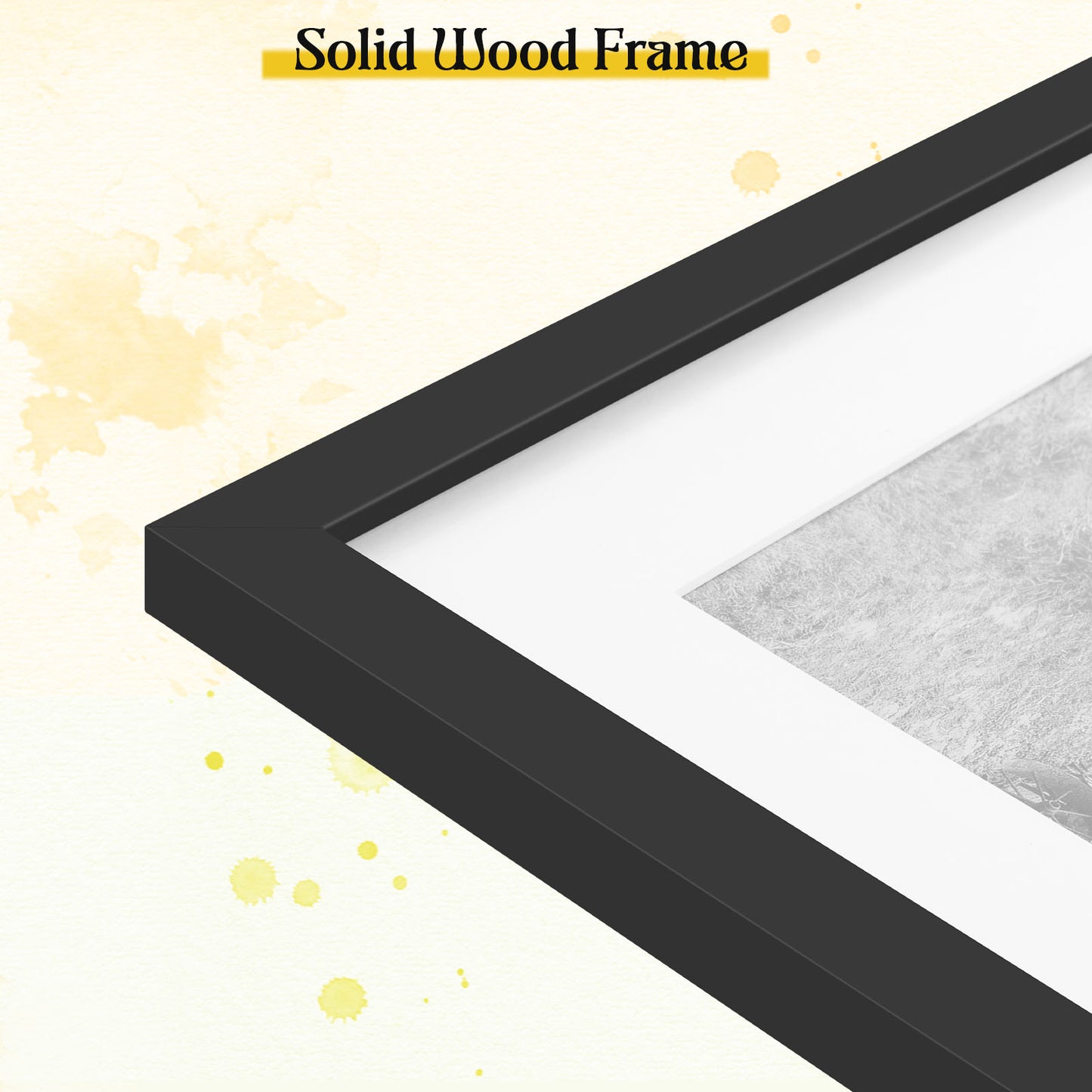 11x14 Wood Picture Frame fits 8x10 Photo Black (10 Pack)