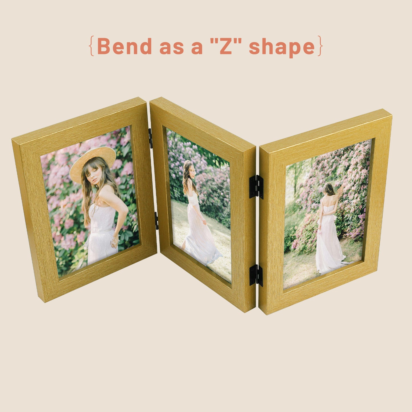 Frametory, Clearance Three Picture Frame 5x7 Triple Frame (8 Pack)