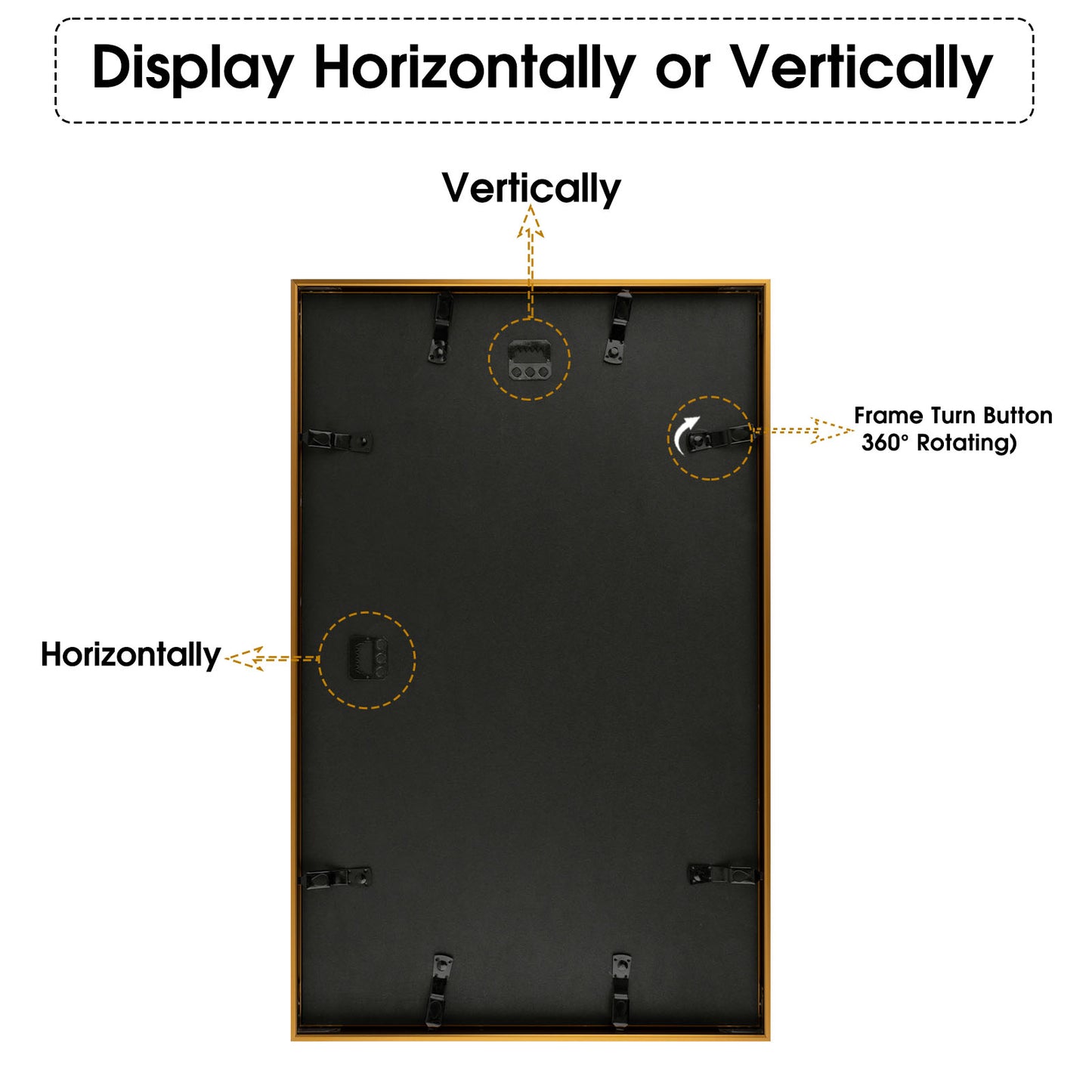 Clearance 12x19 Aluminum Collage Photo Frame for Two 8x10 Photos Rose Gold (6 Pack)