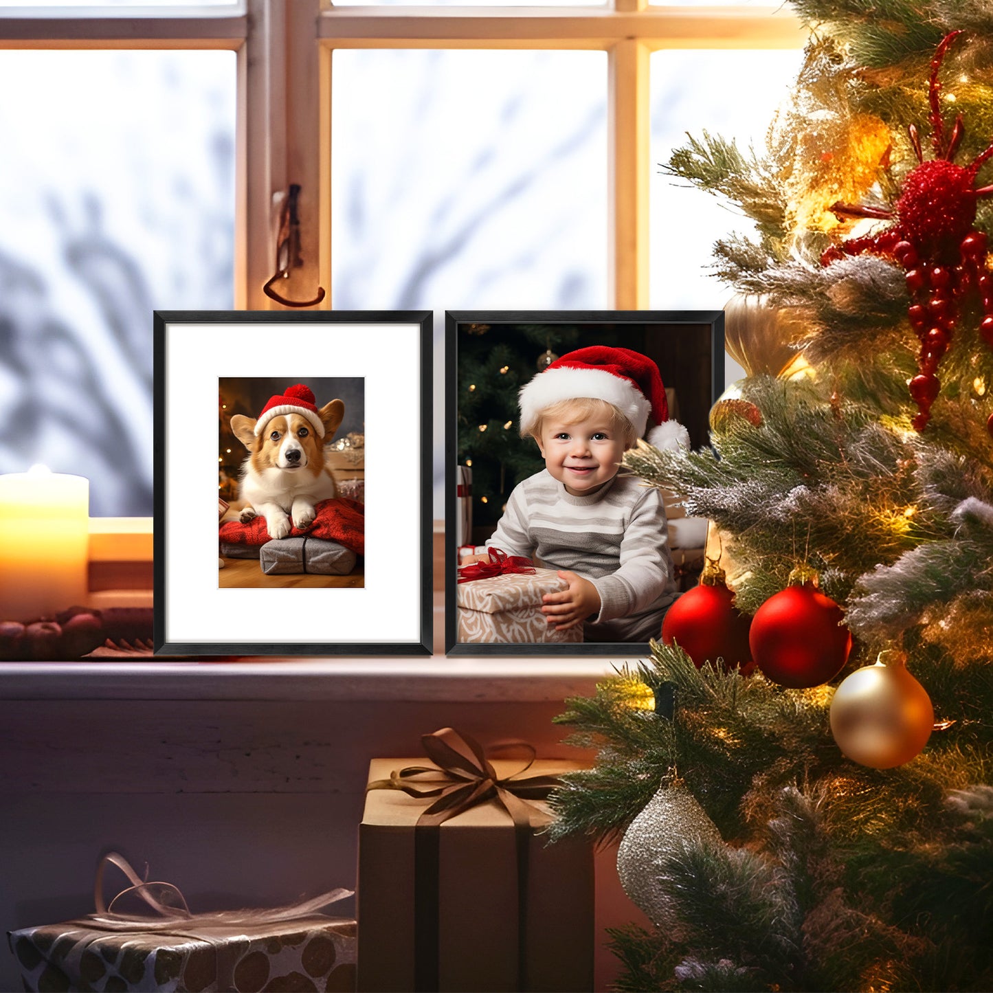 Frametory,8x10 Aluminum Picture Frame for 5x7 photo with White Mat (12 Pack)