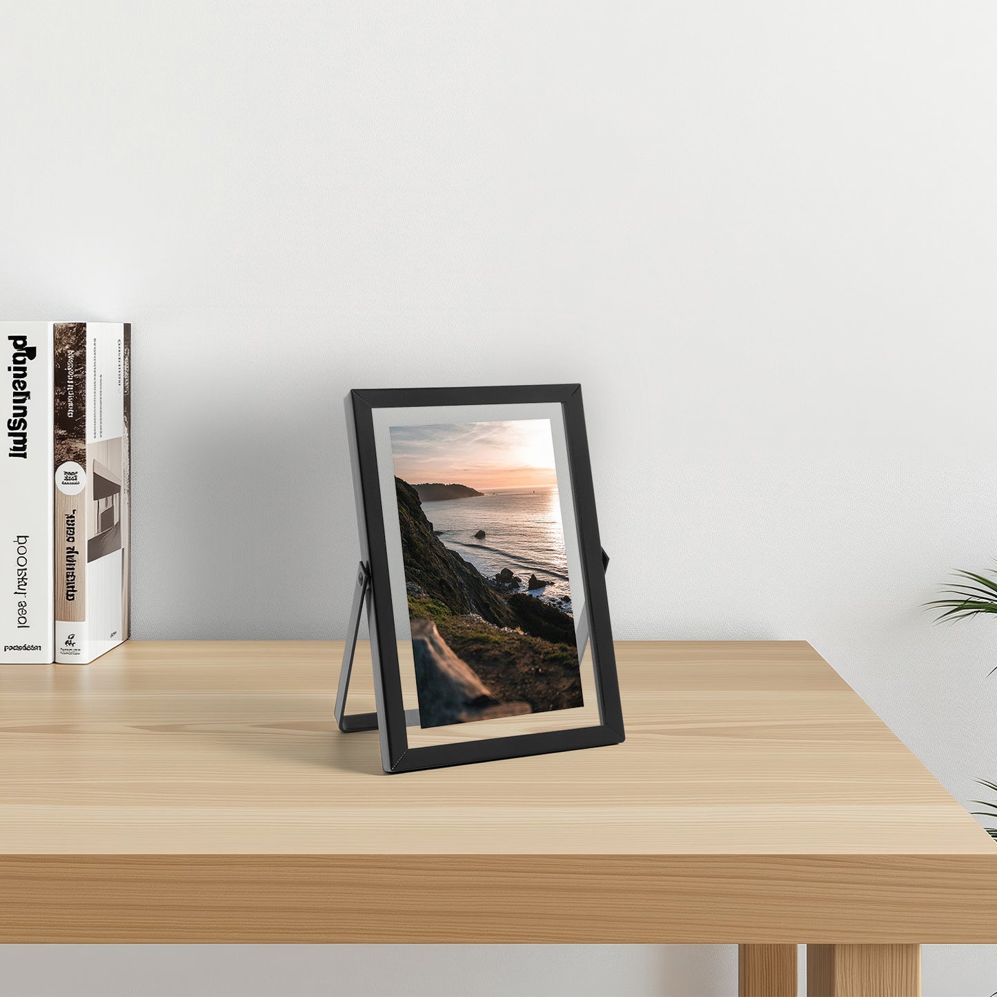 Frametory, 4x6 Floating Frame Displays Any Size Picture up to 4 by 6 Black (24 Pack)