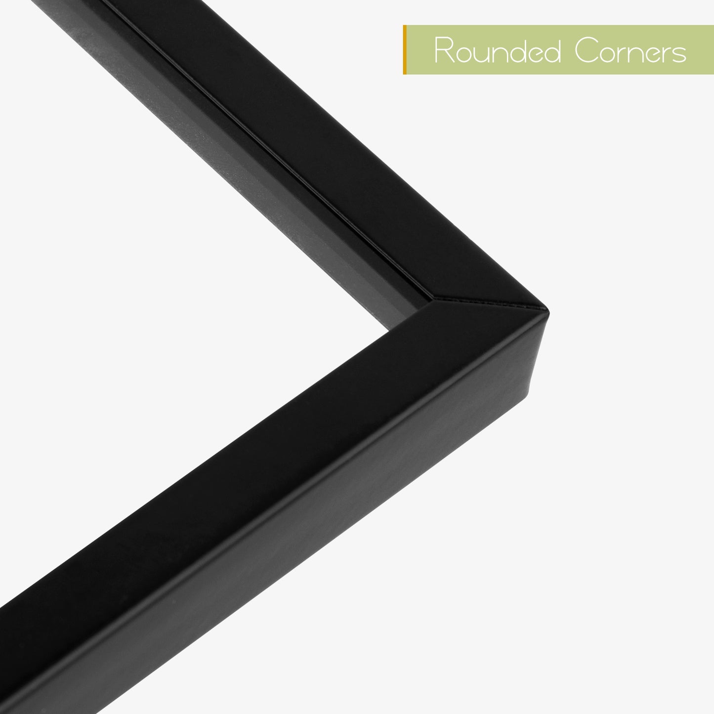 Frametory, 4x6 Floating Frame Displays Any Size Picture up to 4 by 6 Black (24 Pack)