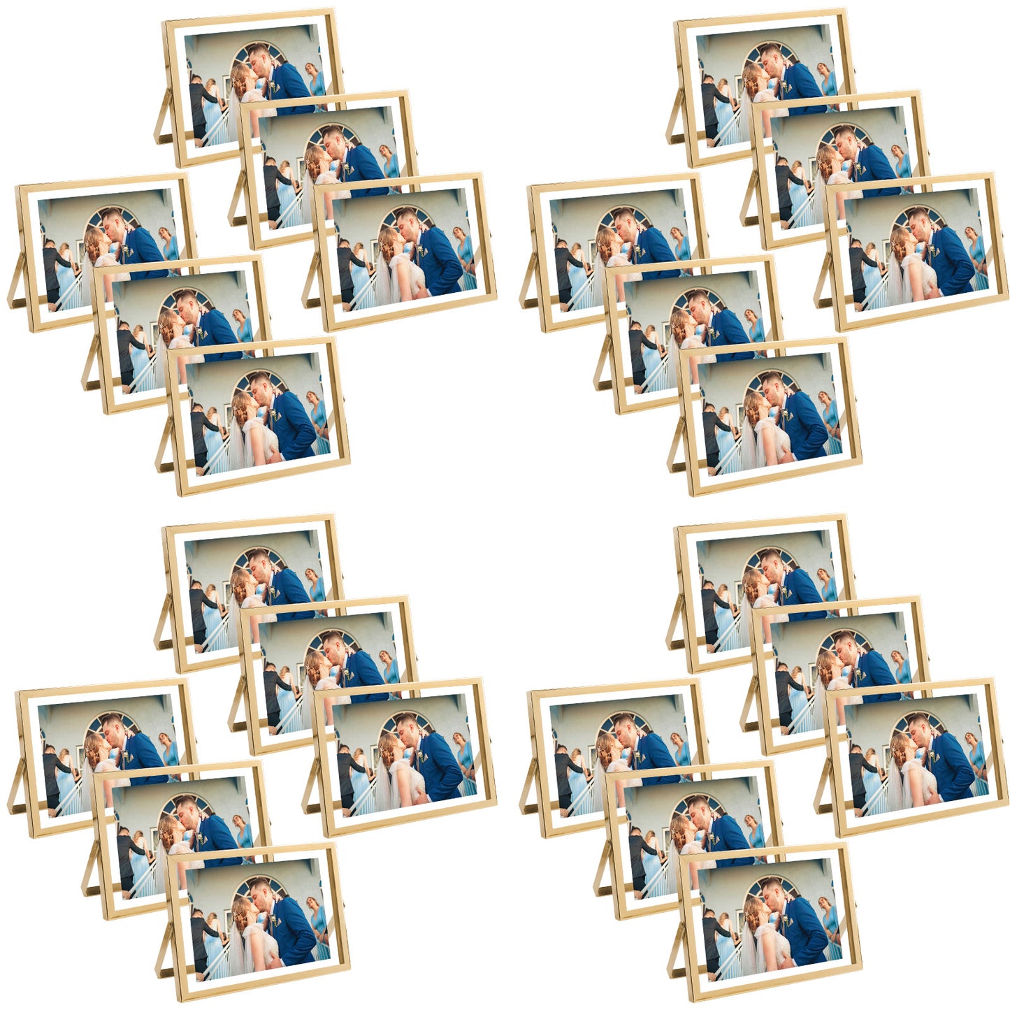 Clearance, 7x5 Floating Frame Displays Any Size Picture up to 7 by 5 (24 Pack)