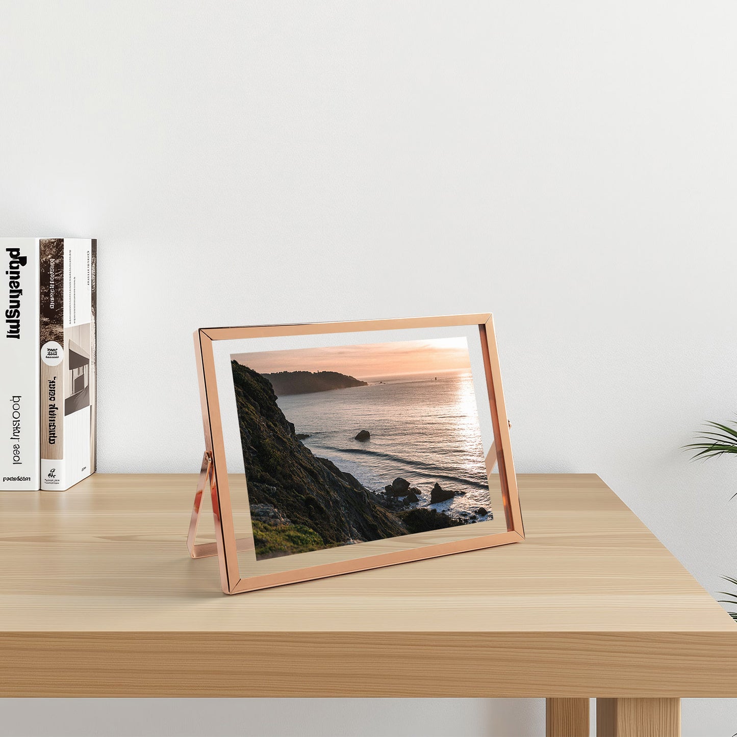 Clearance, 8x6 Floating Frame Displays Any Size Picture up to 8 by 6 Rose Gold (24 Pack)