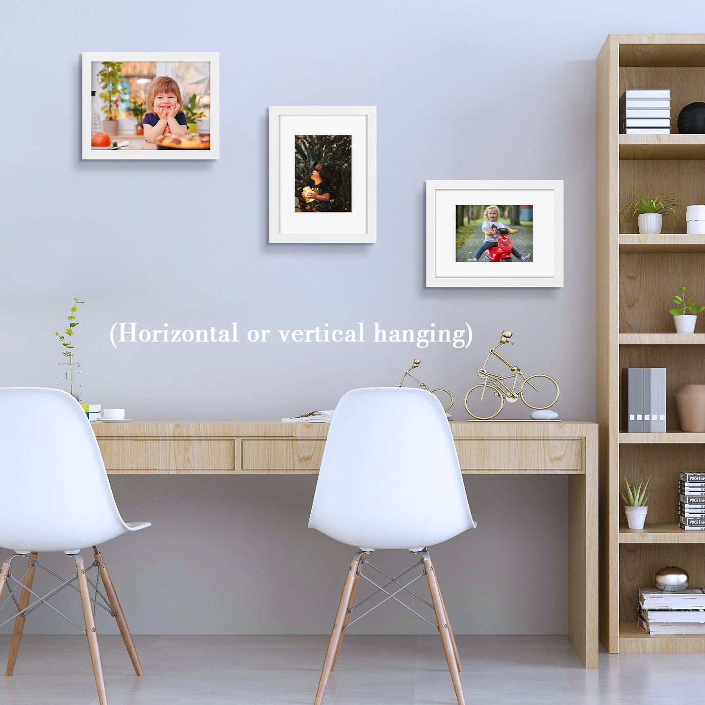 9x12 White Picture Frame for 6x8 Photo (8 Pack)